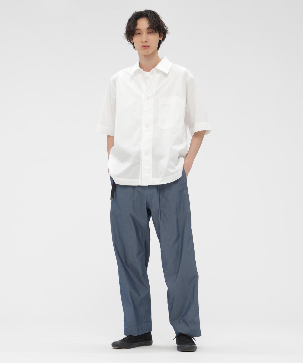 SUPERLIGHT COTTON NYLON TROUSERS | MARGARET HOWELL（マーガレット