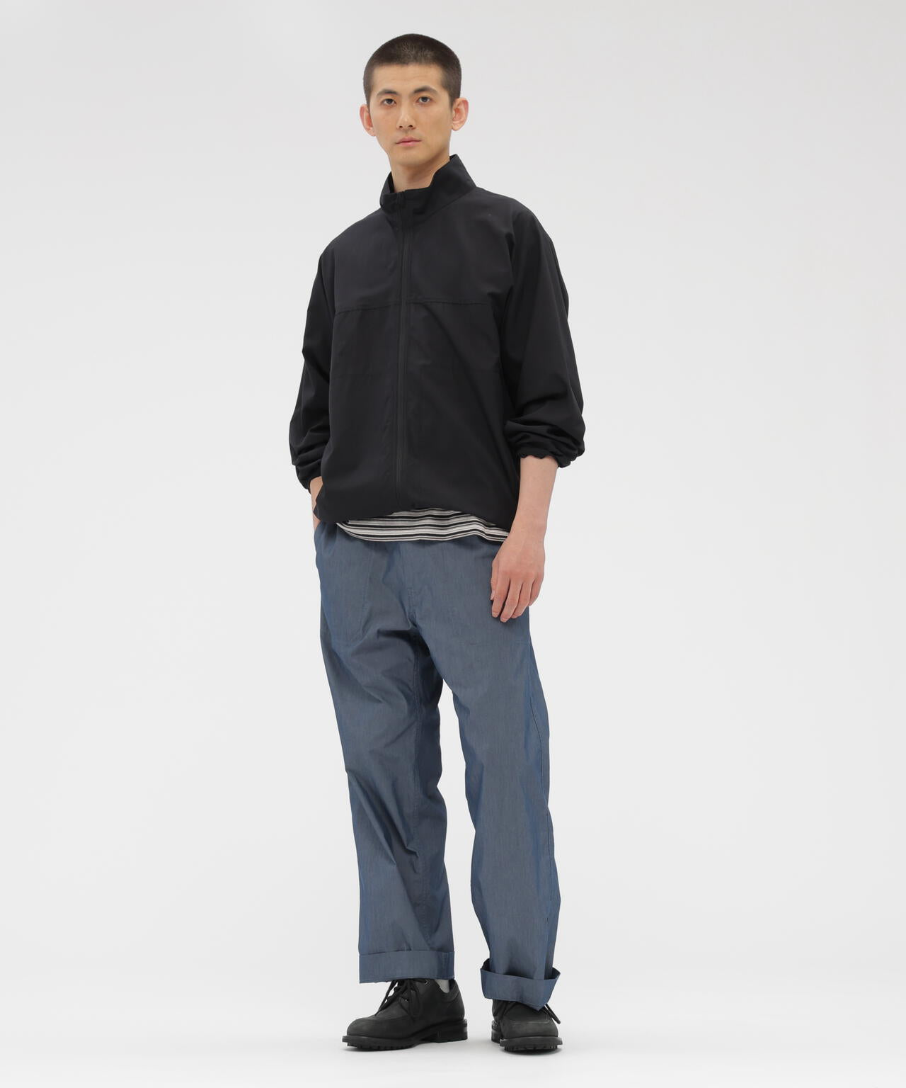 SUPERLIGHT COTTON NYLON TROUSERS