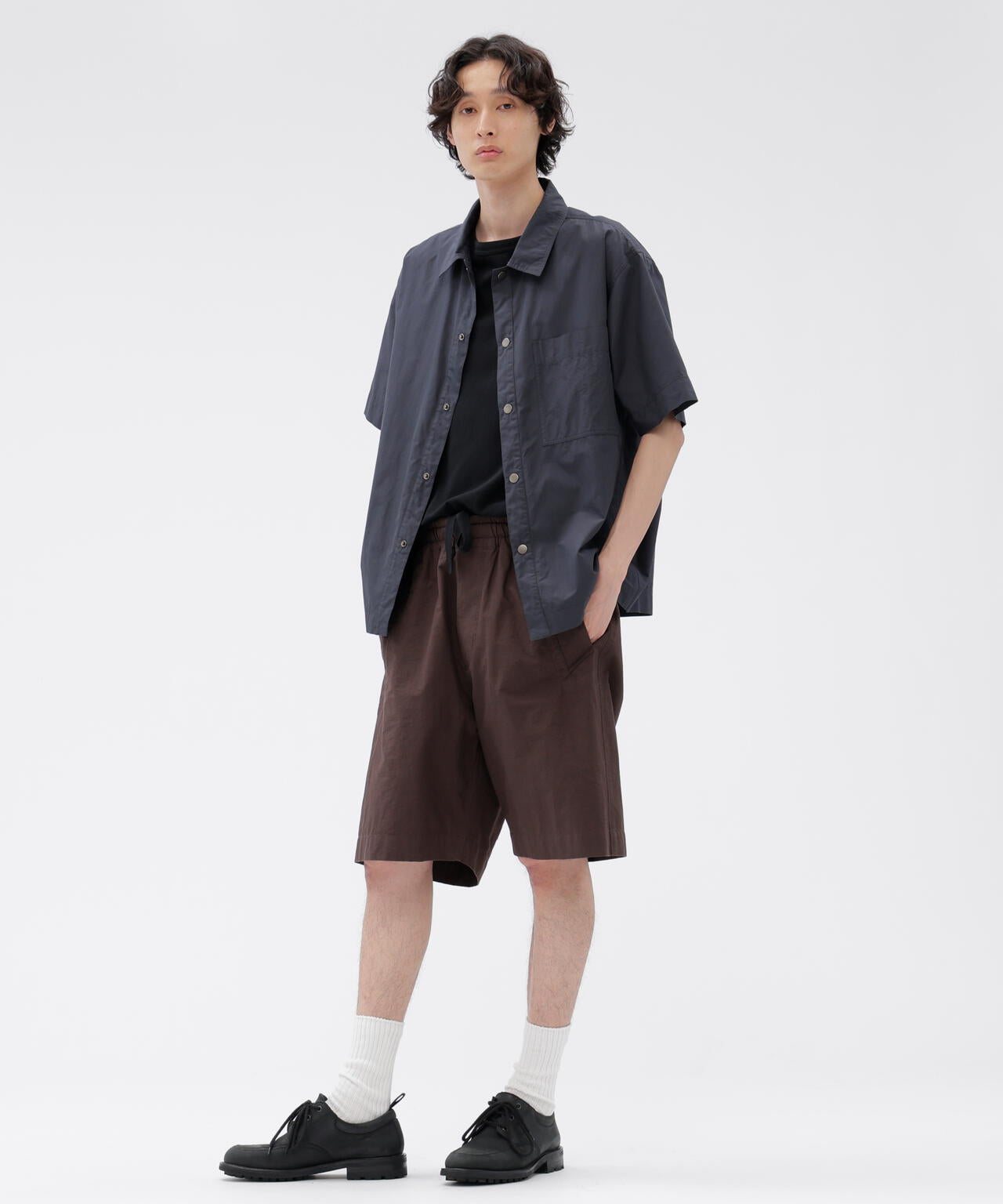 LIGHTWEIGHT COTTON NYLON TWILL TROUSERS