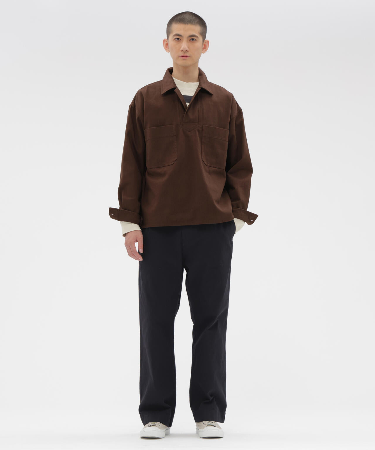 WORK COTTON DRILL SHIRT | MARGARET HOWELL（マーガレット・ハウエル