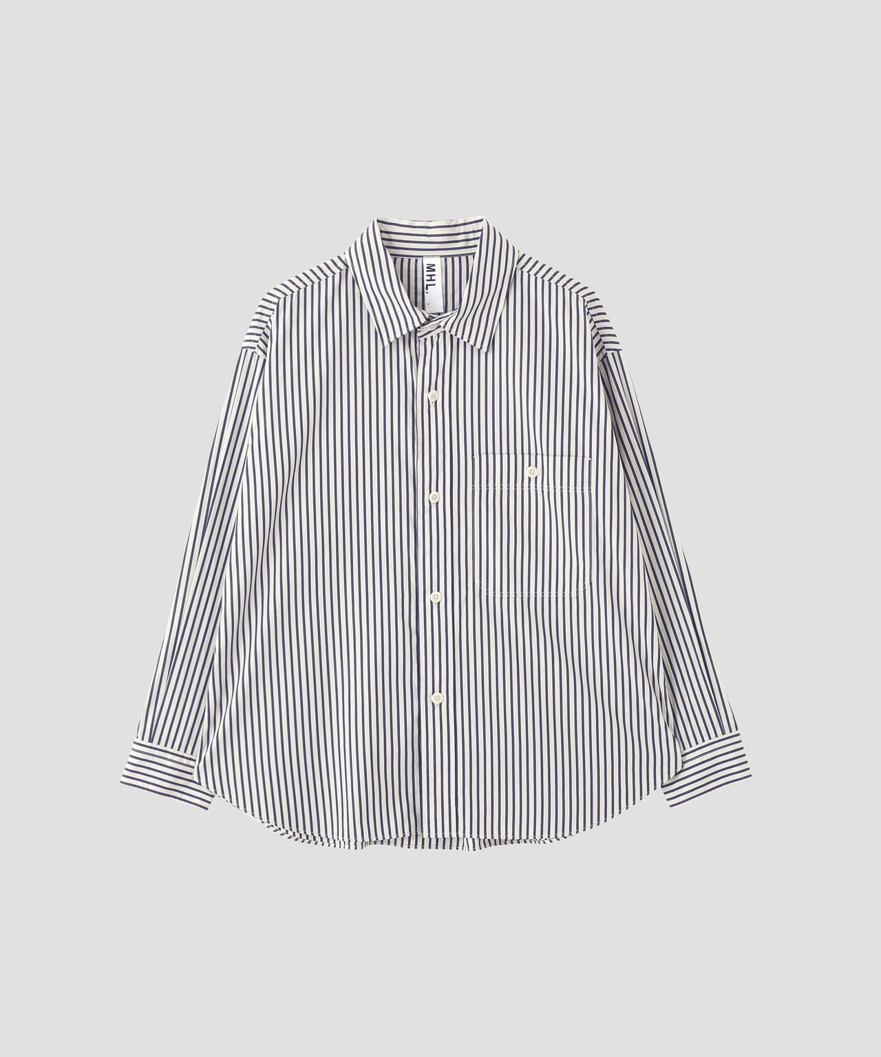 VINTAGE COMPACT COTTON STRIPE SHIRT | MARGARET HOWELL