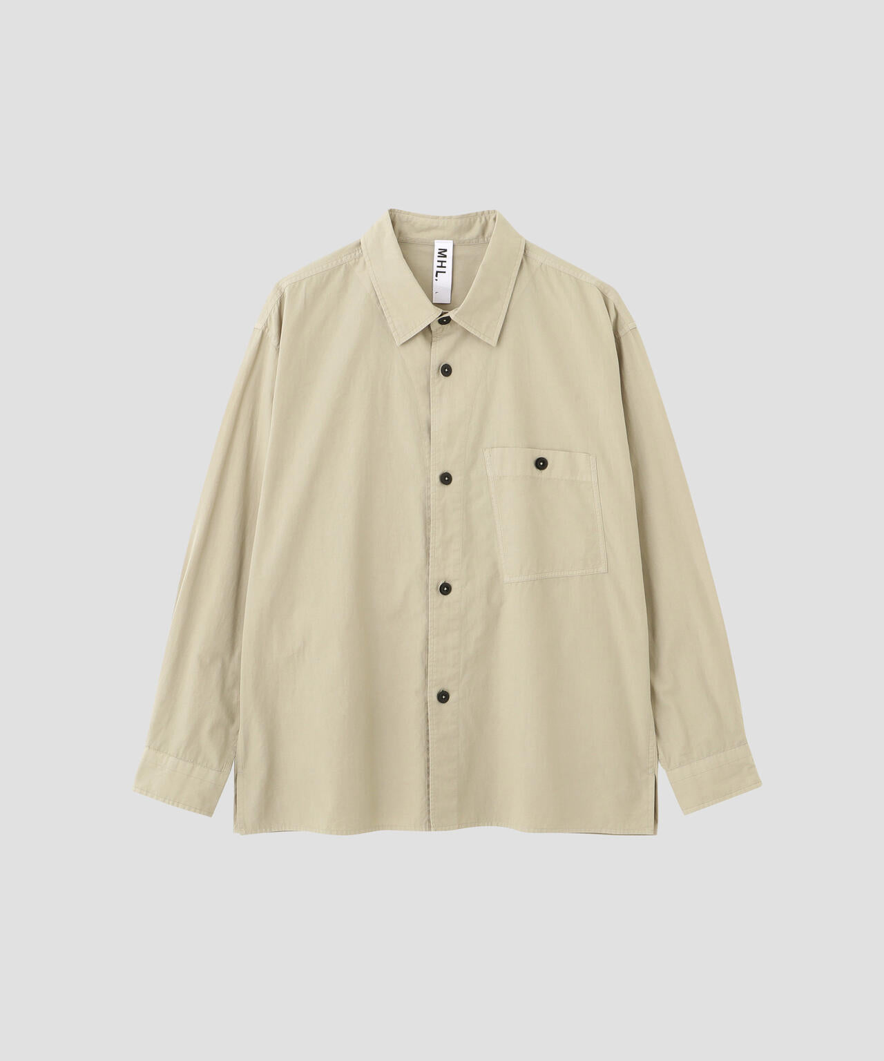 GARMENT DYE COTTON SHIRTING SHIRT | MARGARET HOWELL（マーガレット