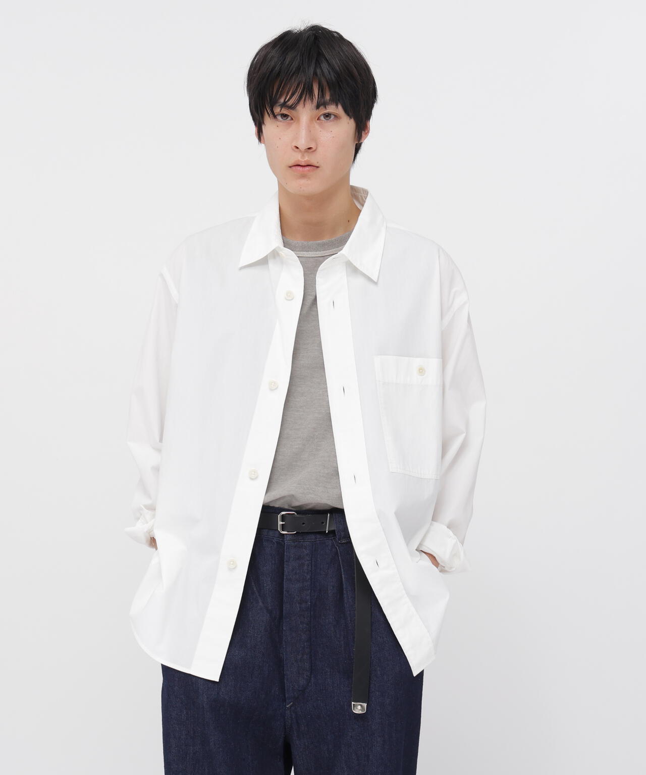 ORGANIC COTTON SHIRTING SHIRT | MARGARET HOWELL（マーガレット