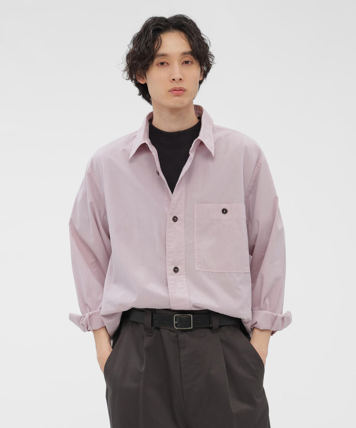 ORGANIC COTTON SHIRTING SHIRT | MARGARET HOWELL（マーガレット 