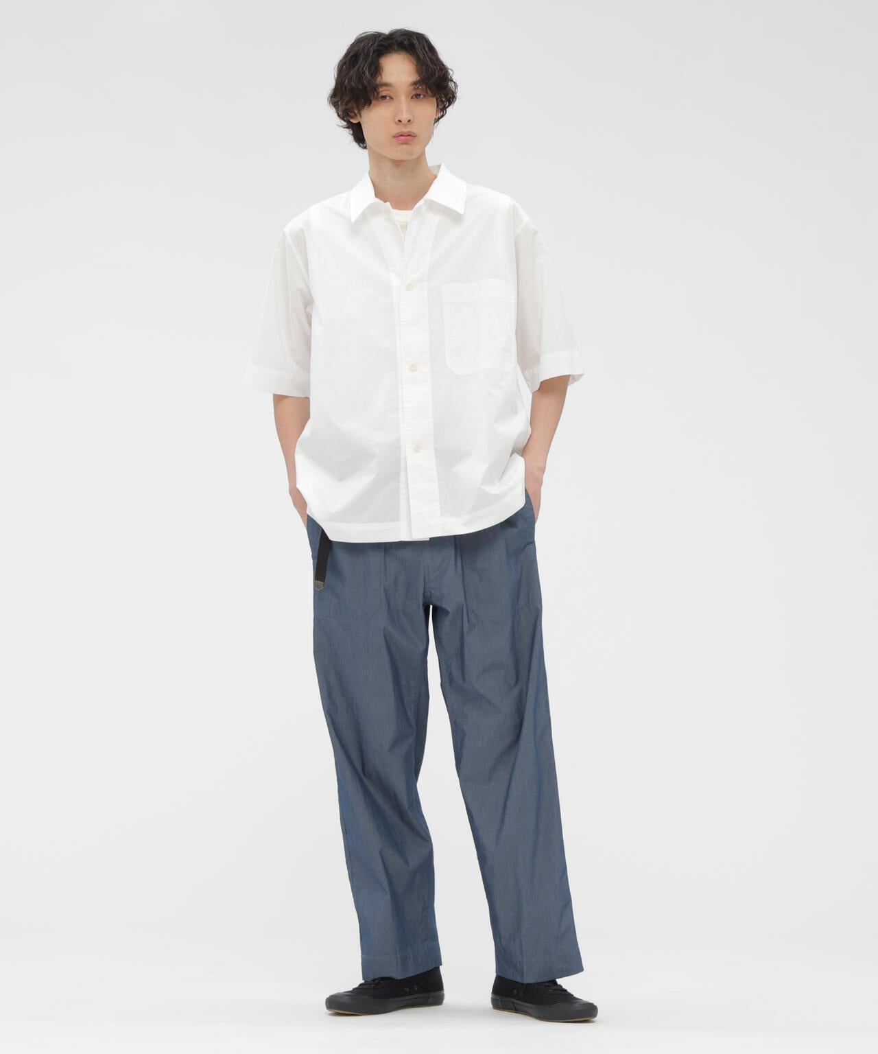 COTTON RAMIE POPLIN SHIRT | MARGARET HOWELL（マーガレット