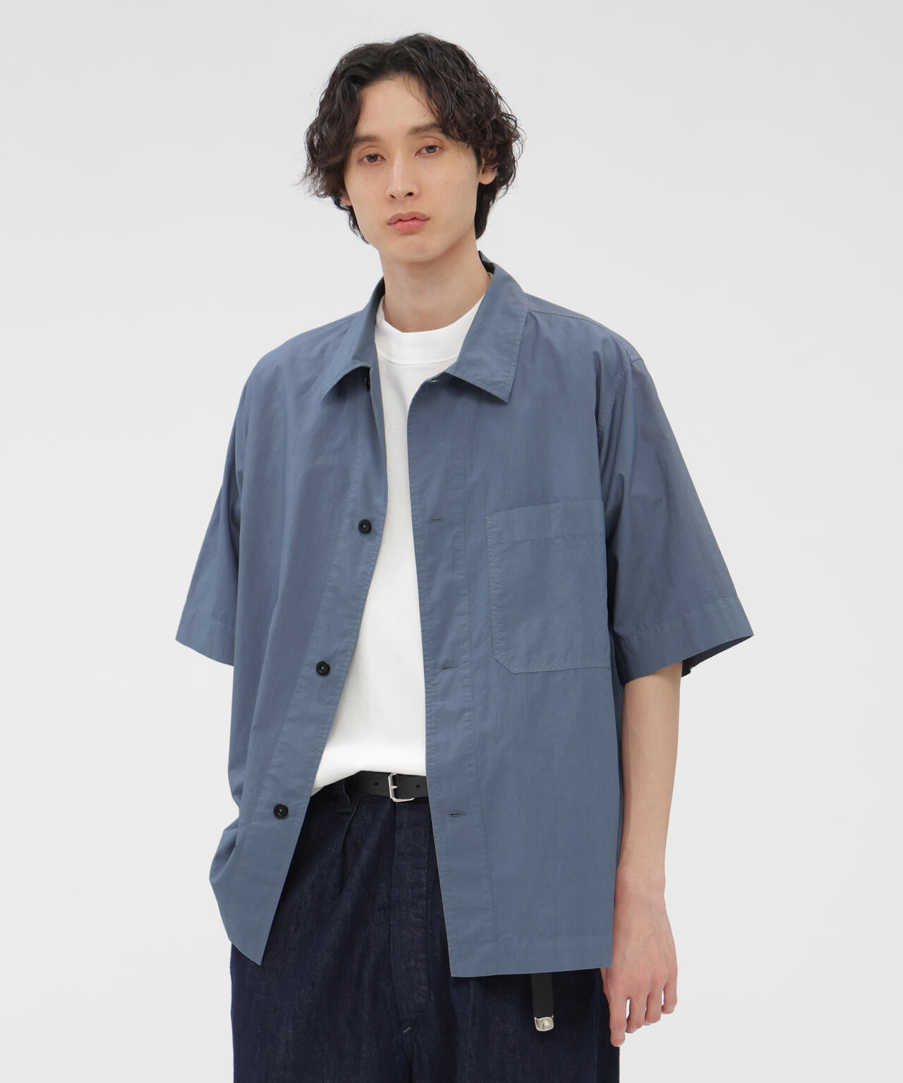 COTTON RAMIE POPLIN SHIRT
