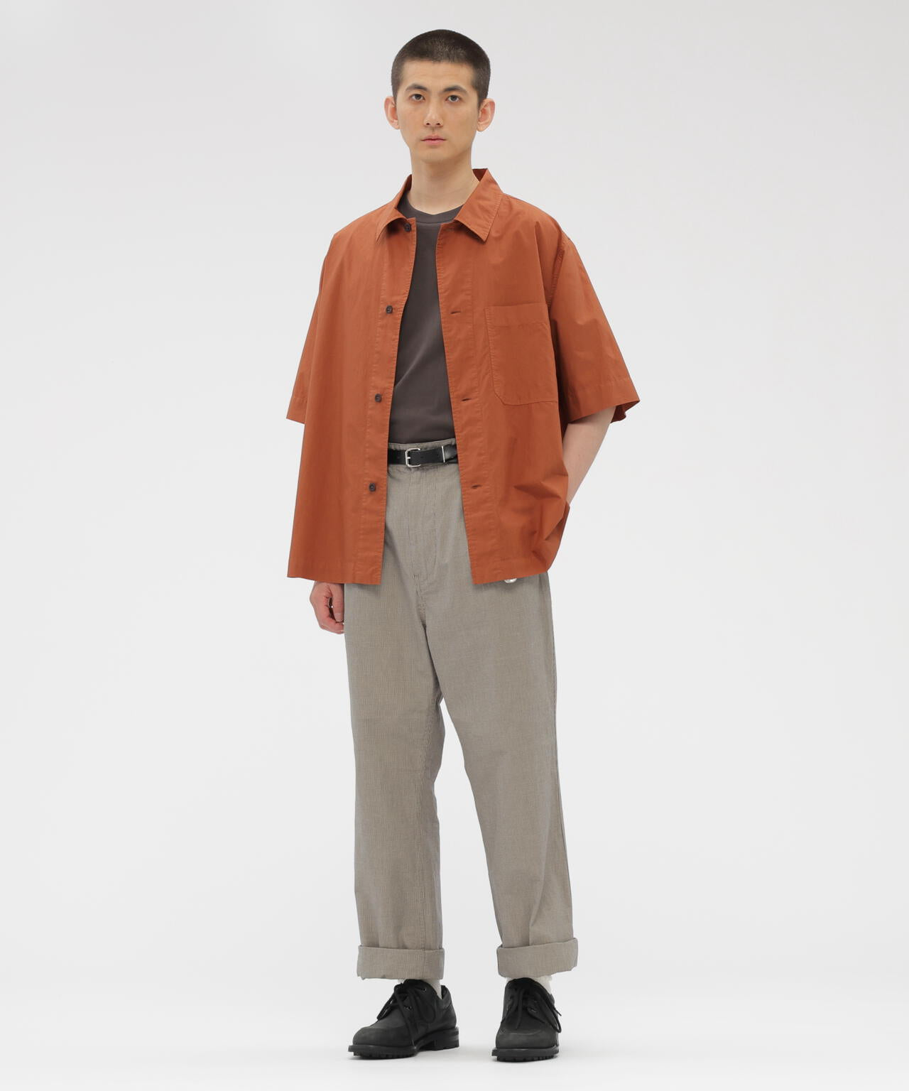 COTTON RAMIE POPLIN SHIRT | MARGARET HOWELL（マーガレット