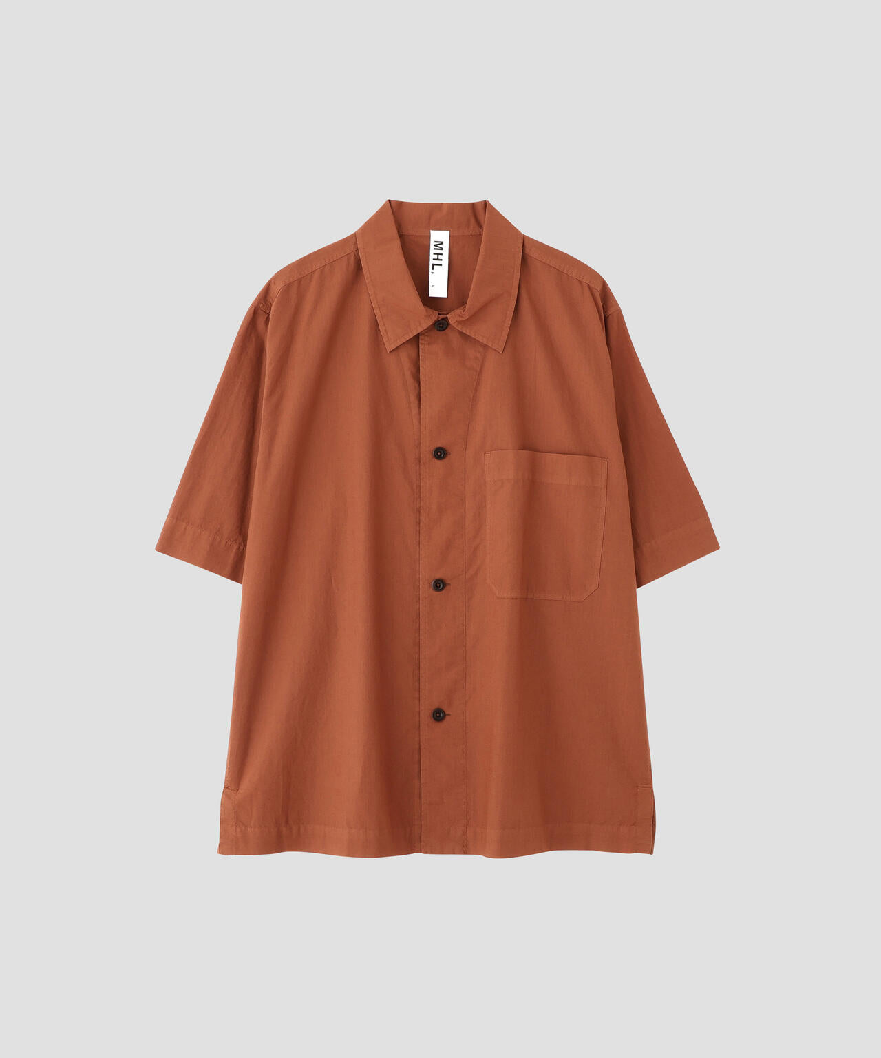 COTTON RAMIE POPLIN SHIRT | MARGARET HOWELL（マーガレット