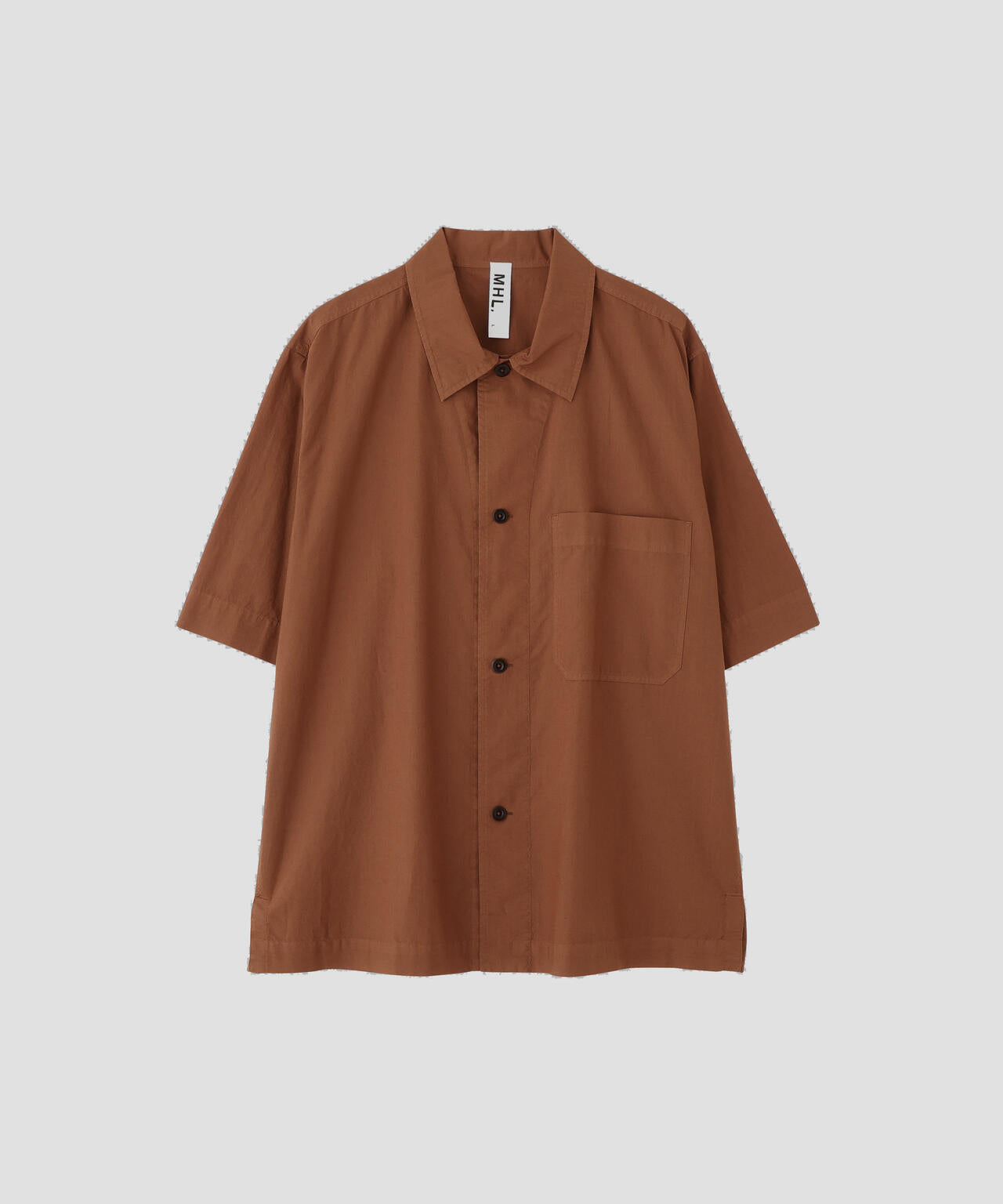 COTTON RAMIE POPLIN SHIRT