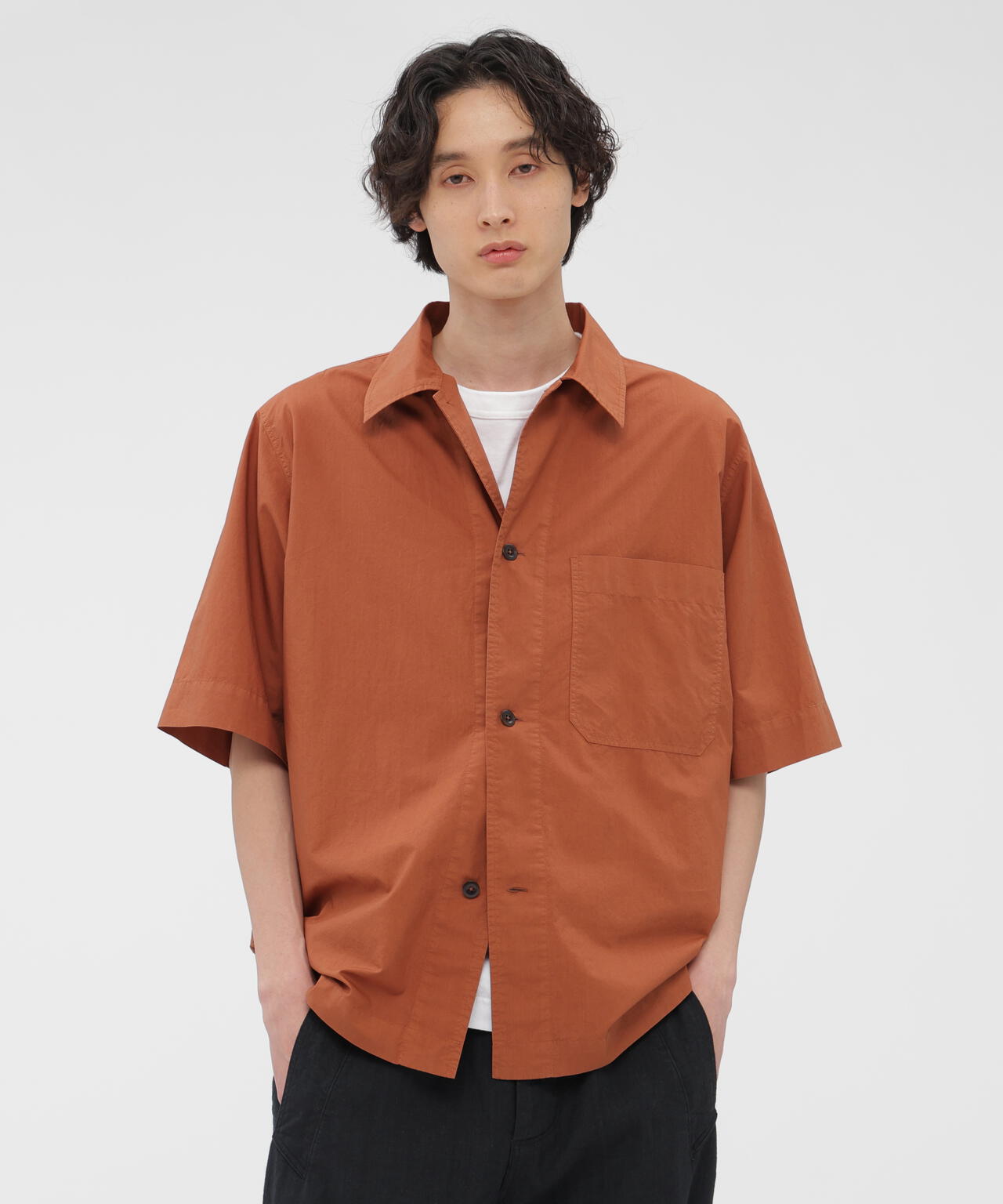 COTTON RAMIE POPLIN SHIRT | MARGARET HOWELL（マーガレット