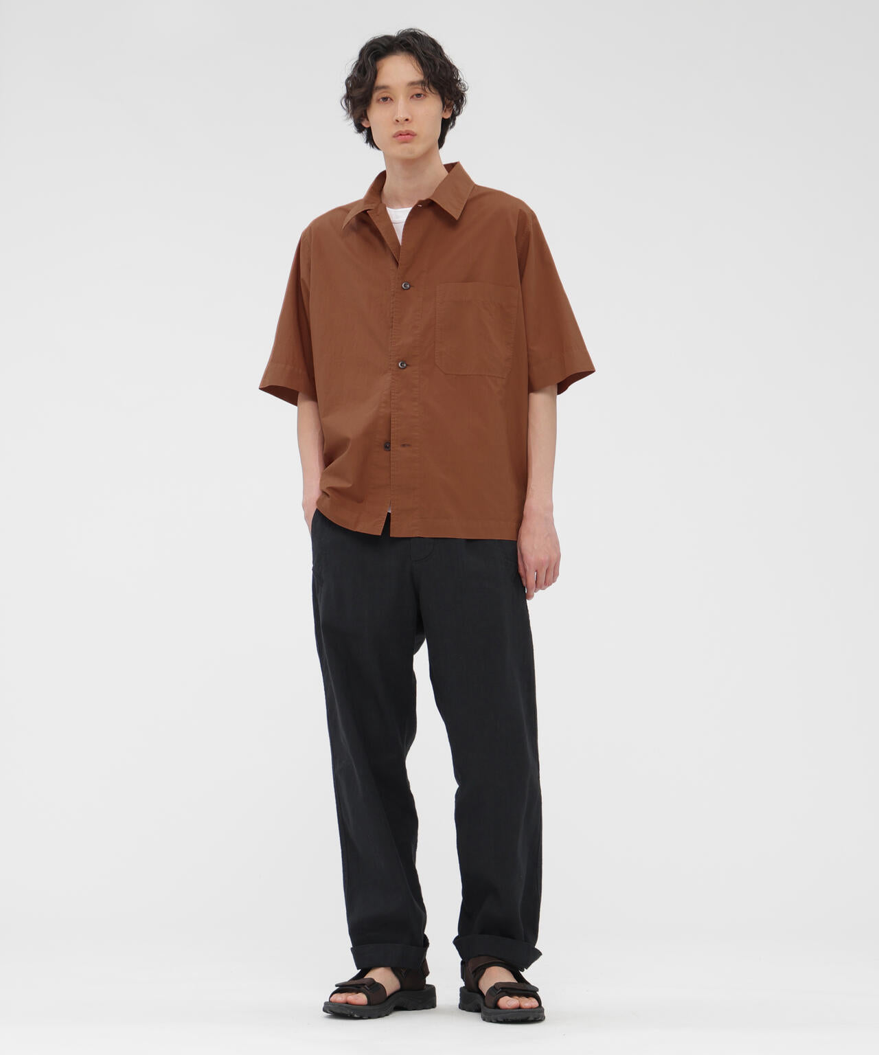 COTTON RAMIE POPLIN SHIRT | MARGARET HOWELL（マーガレット