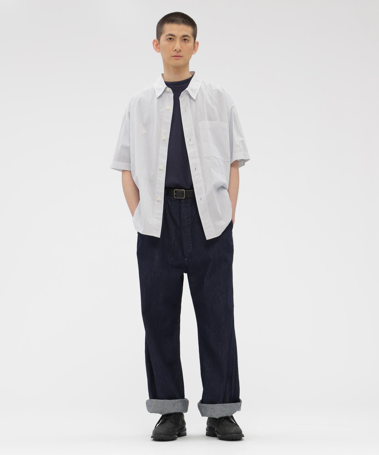 YARN DYED COTTON VOILE SHIRT | MARGARET HOWELL（マーガレット