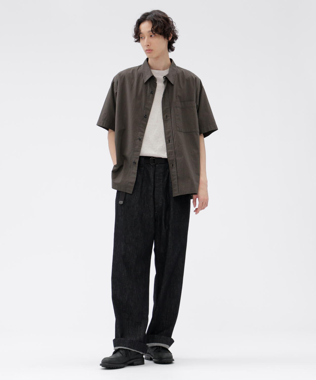 YARN DYED COTTON VOILE SHIRT | MARGARET HOWELL（マーガレット