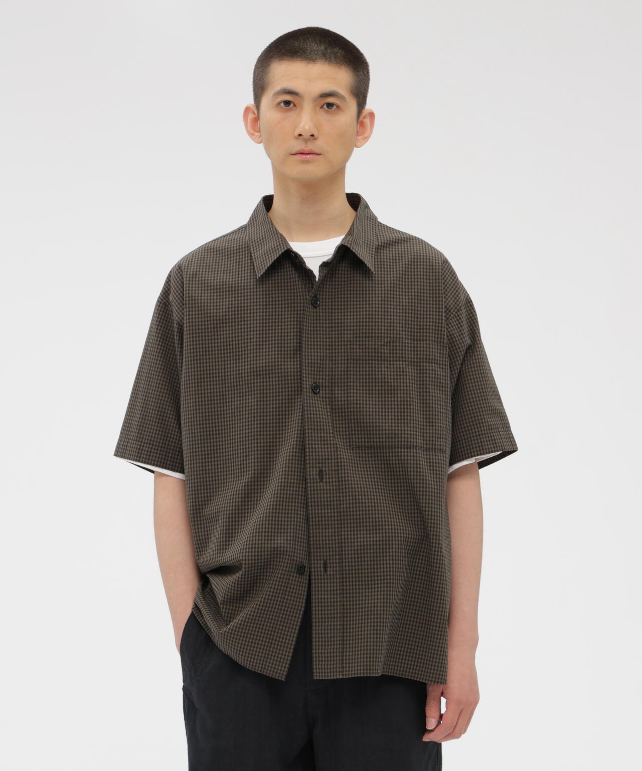 YARN DYED COTTON VOILE SHIRT | MARGARET HOWELL（マーガレット