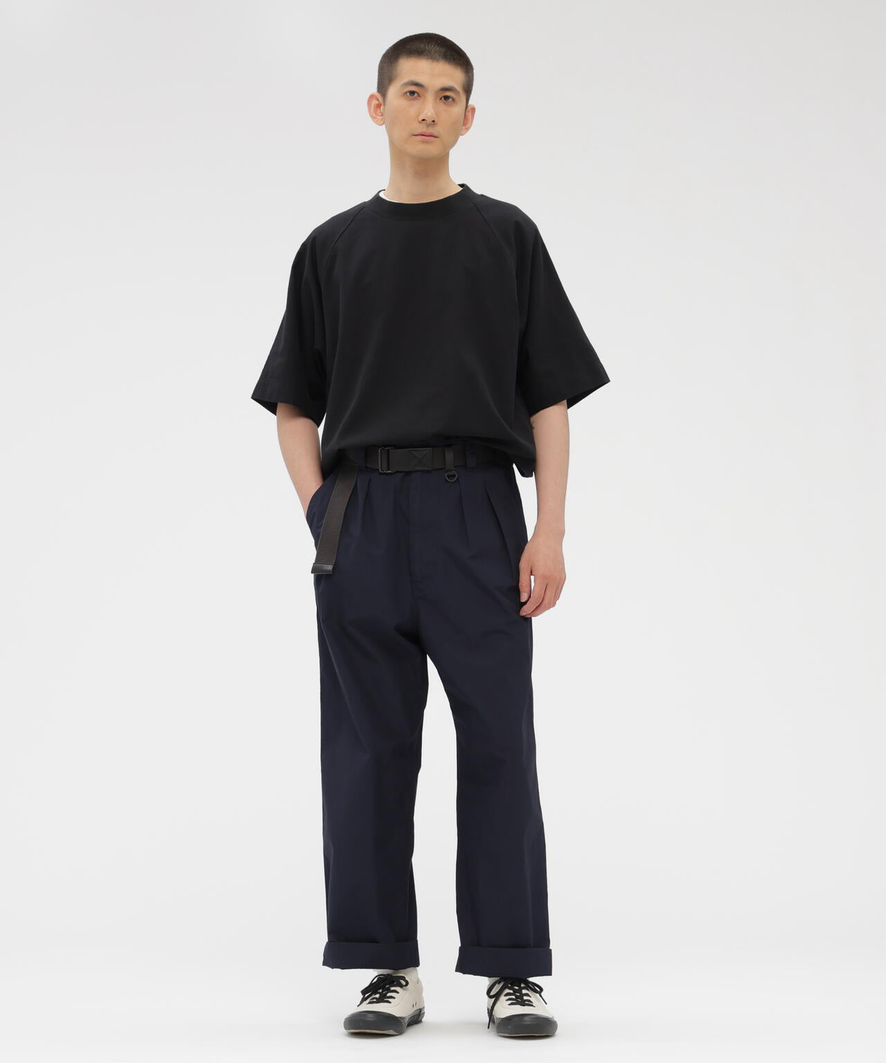 WASHED OUT COTTON LINEN SHIRT | MARGARET HOWELL（マーガレット