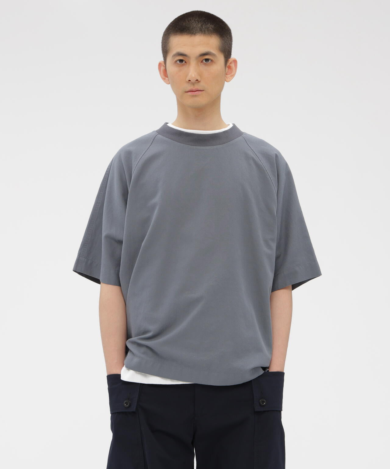 WASHED OUT COTTON LINEN SHIRT | MARGARET HOWELL（マーガレット