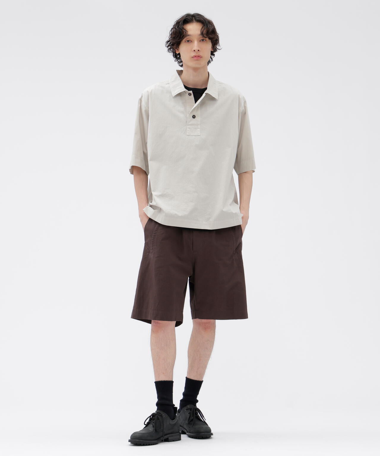 COMPACT COTTON POPLIN SHIRT | MARGARET HOWELL（マーガレット