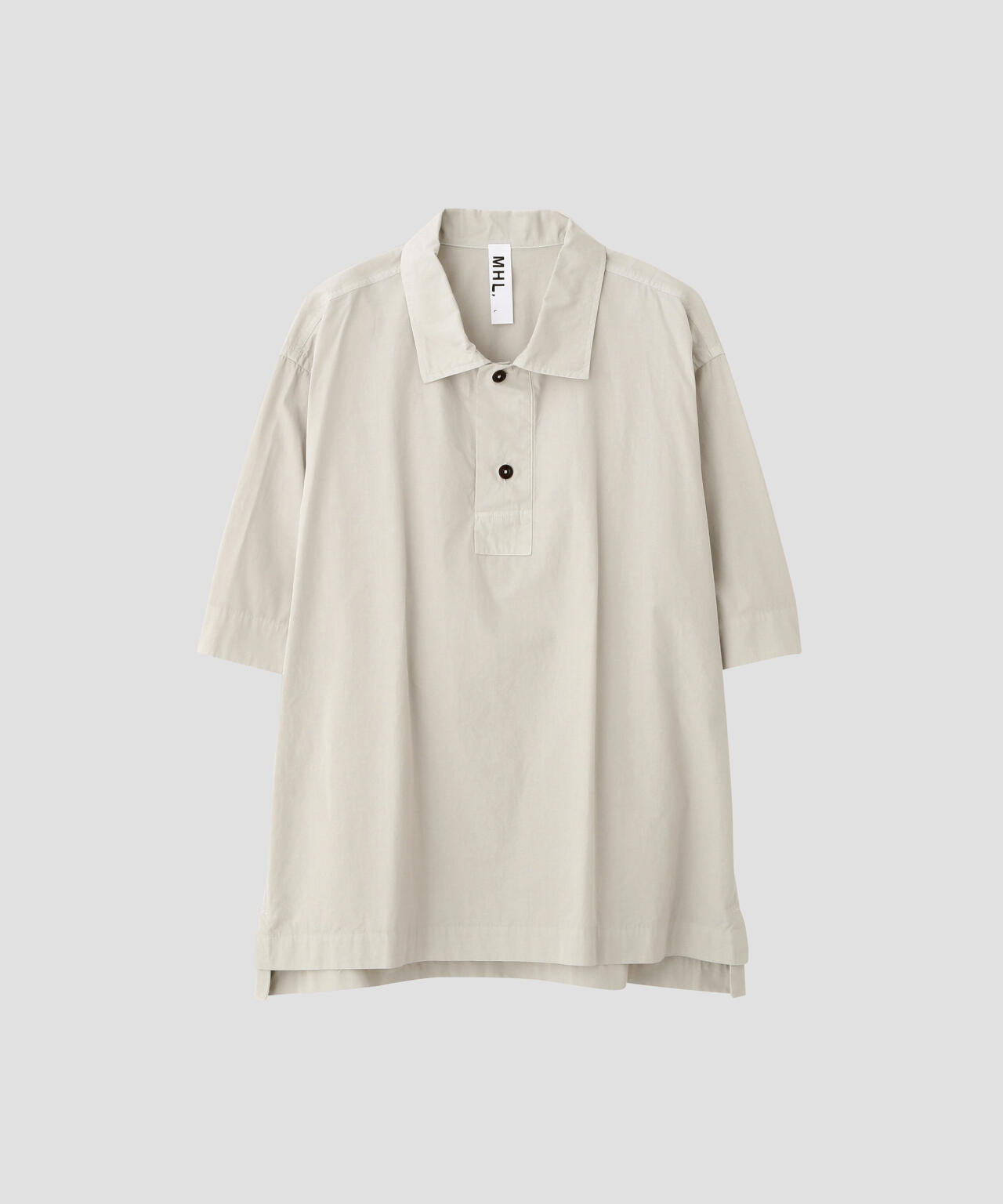 COMPACT COTTON POPLIN SHIRT | MARGARET HOWELL（マーガレット