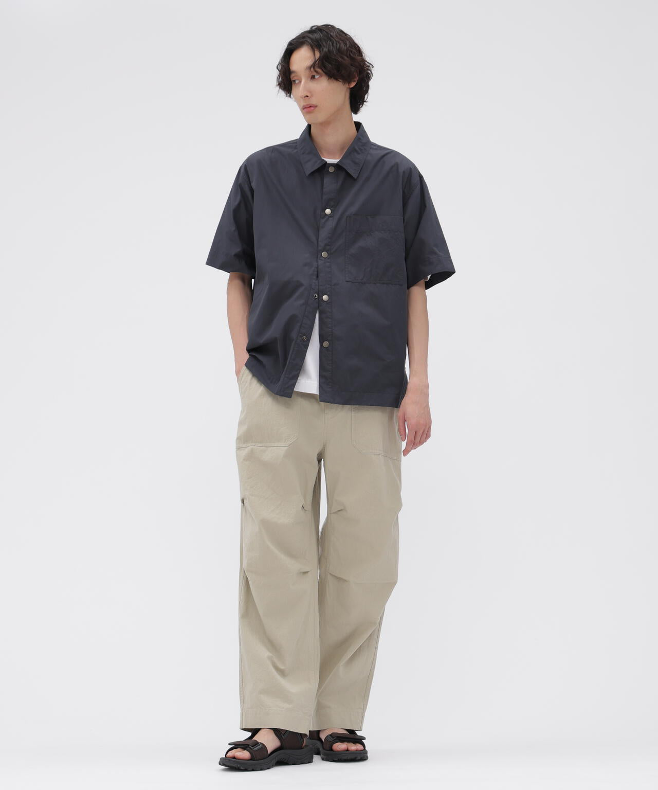COTTON NYLON VOILE POPLIN SHIRT | MARGARET HOWELL（マーガレット