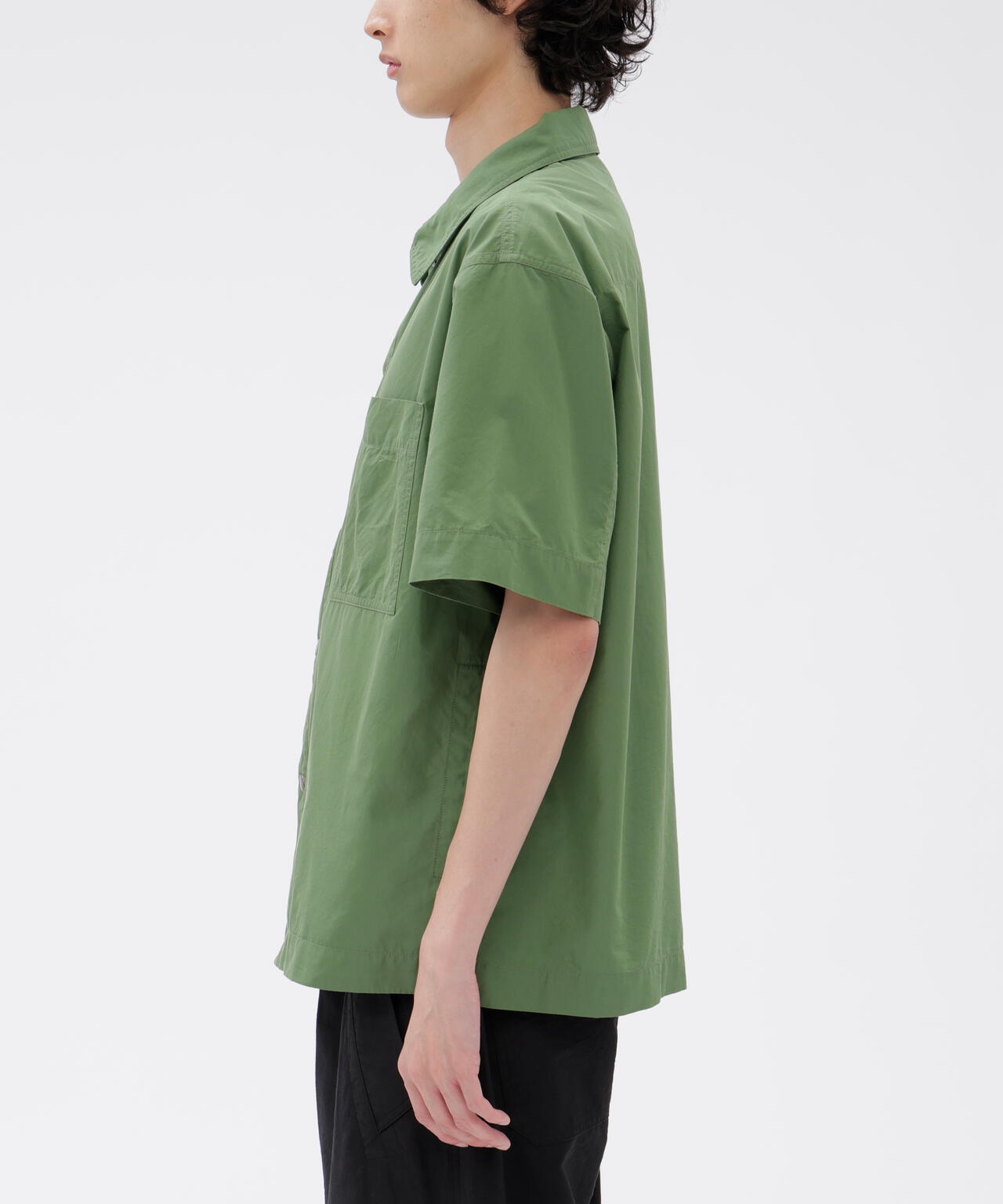 COTTON NYLON VOILE POPLIN SHIRT
