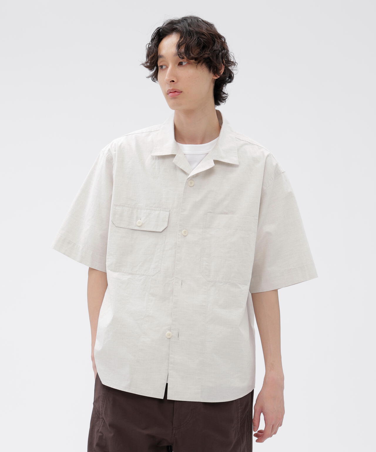 HIGHCOUNT TOP DYED COTTON SHIRT | MARGARET HOWELL（マーガレット