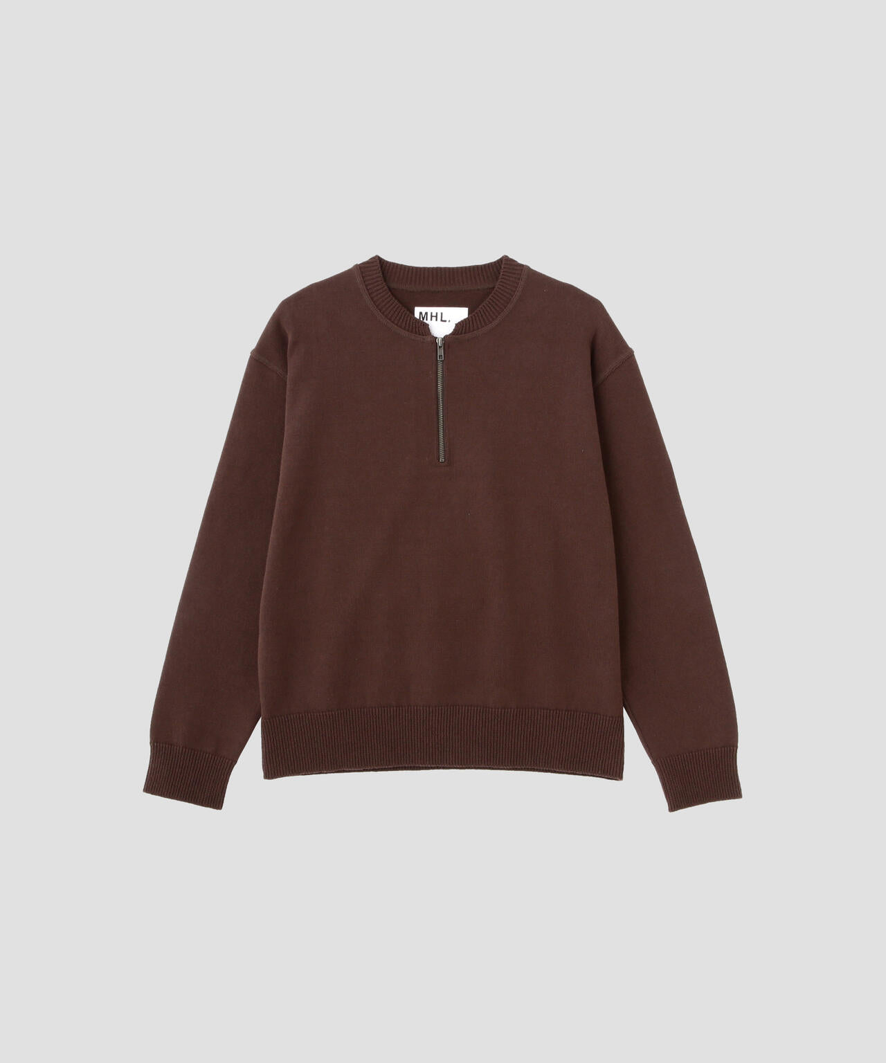 DENSE ECO PLATED COTTON KNITWEAR | MARGARET HOWELL（マーガレット