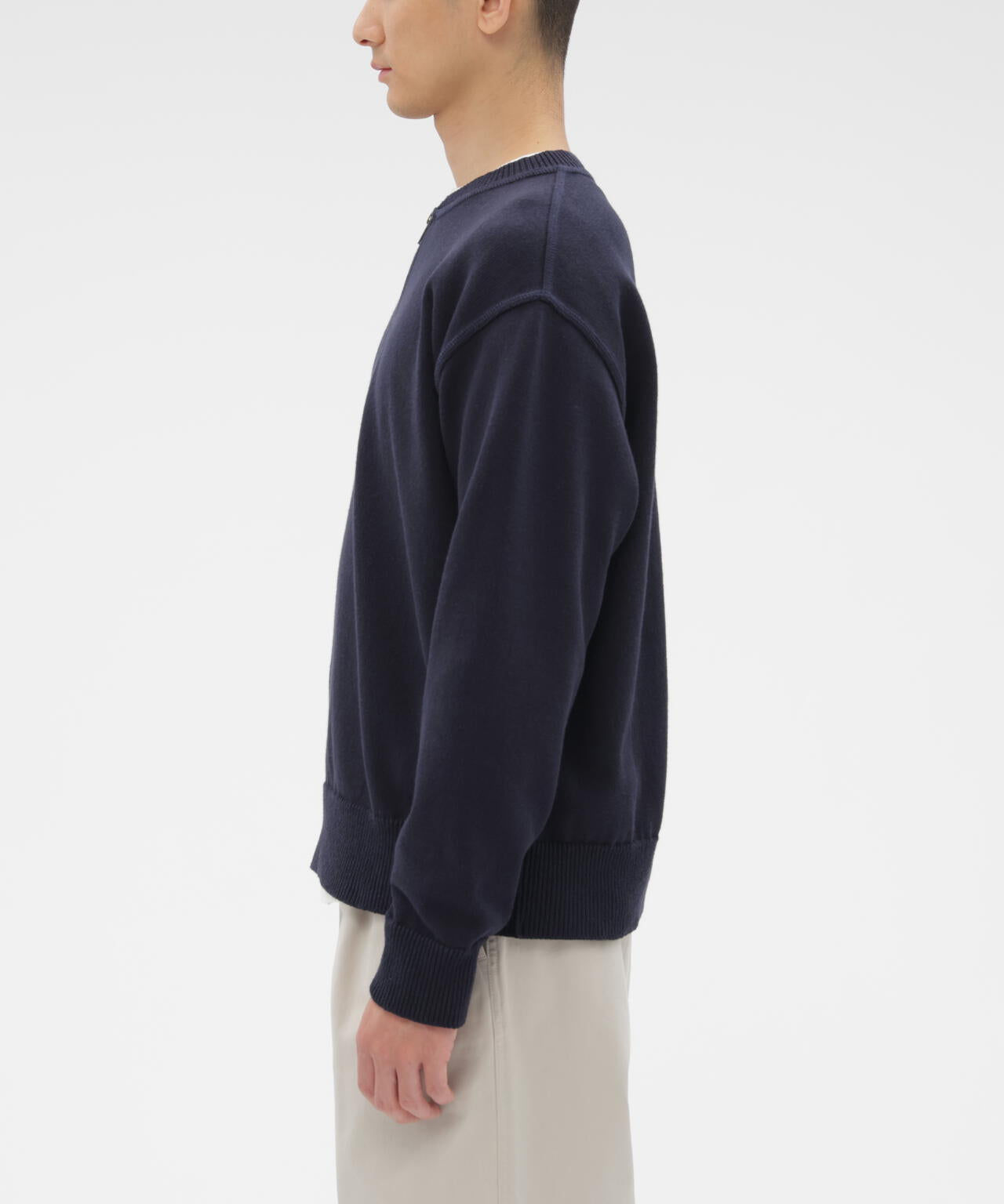 DENSE ECO PLATED COTTON KNITWEAR | MARGARET HOWELL（マーガレット