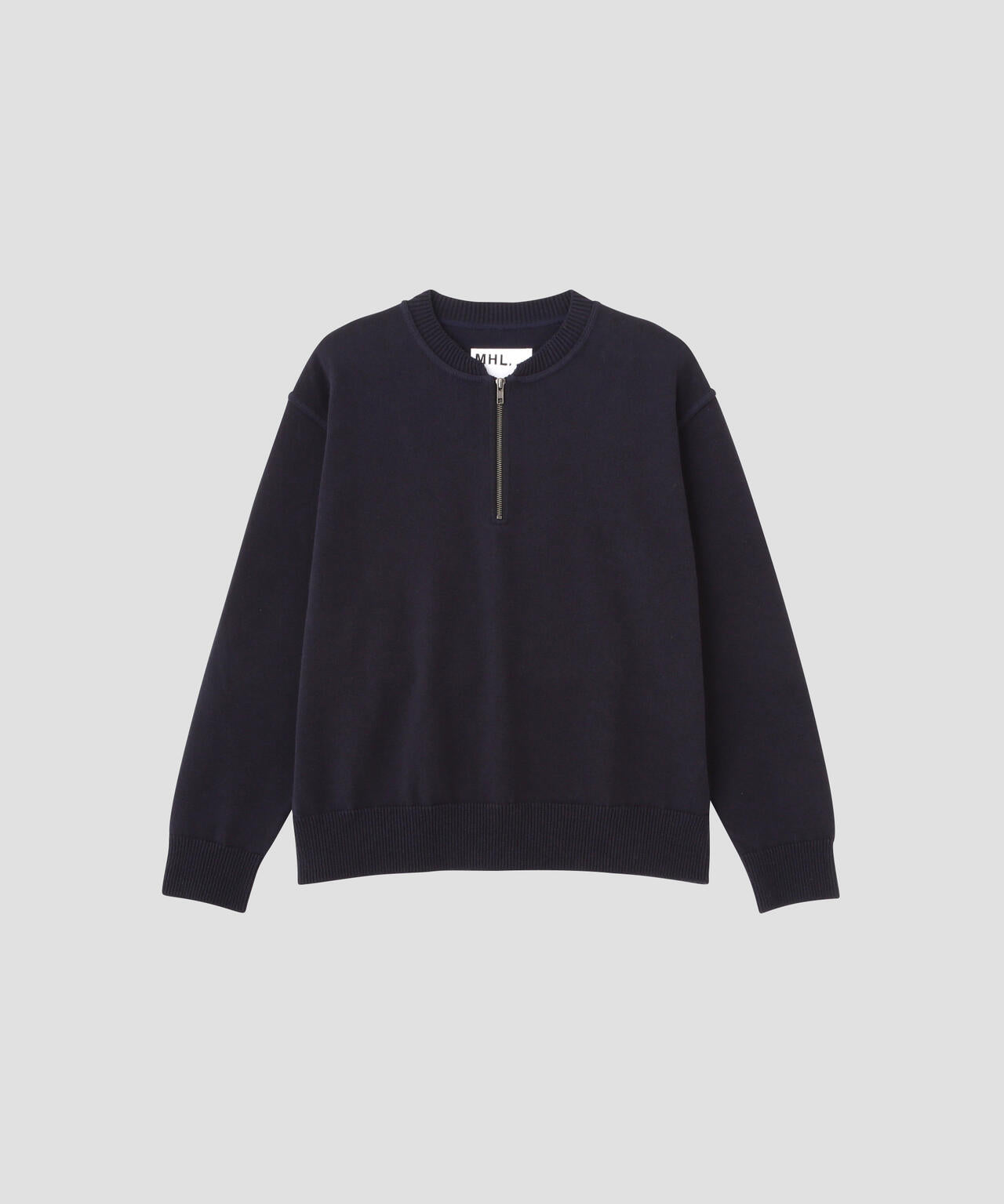 DENSE ECO PLATED COTTON KNITWEAR | MARGARET HOWELL（マーガレット