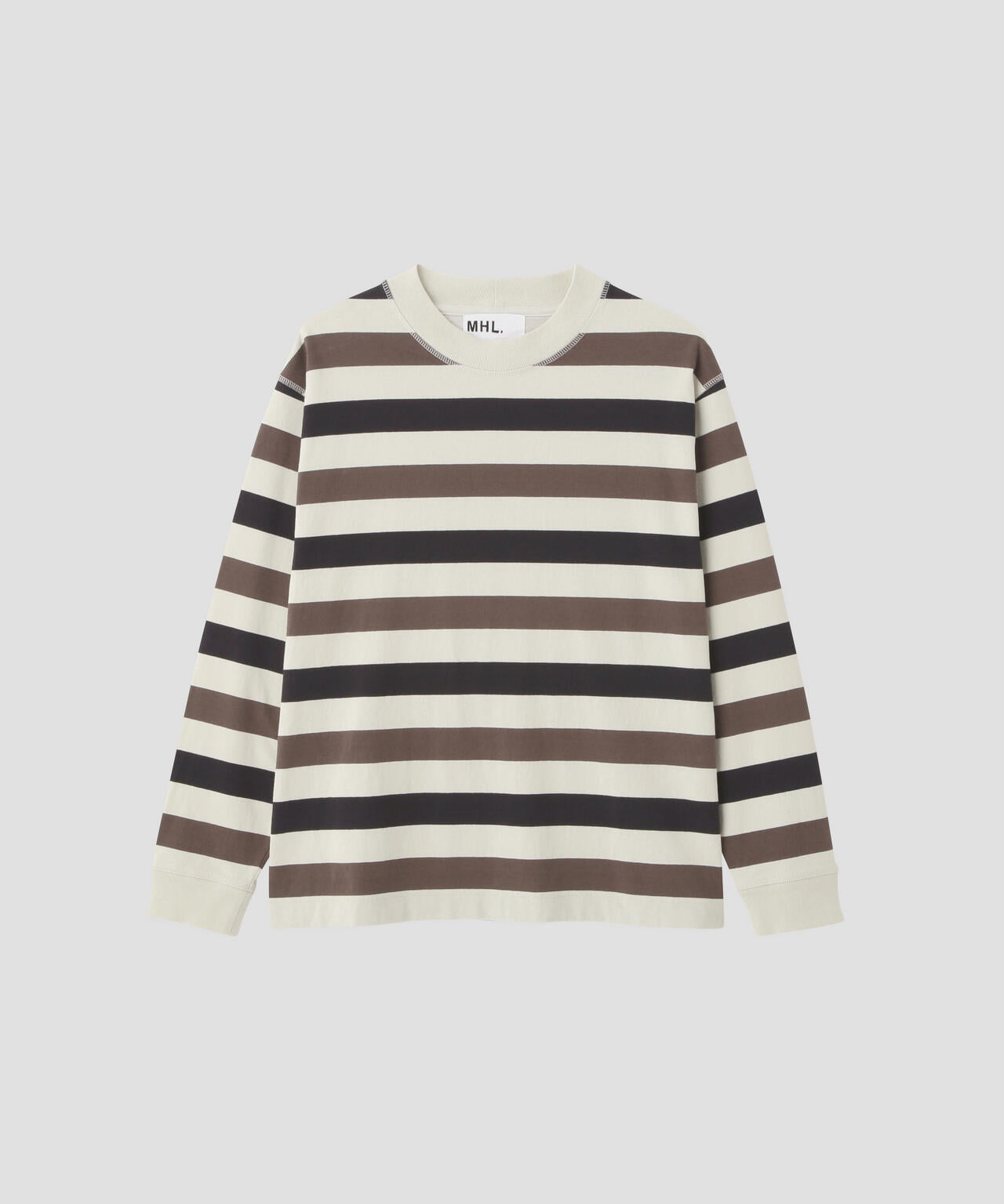 THREE COLOUR BLOCK STRIPE TOP