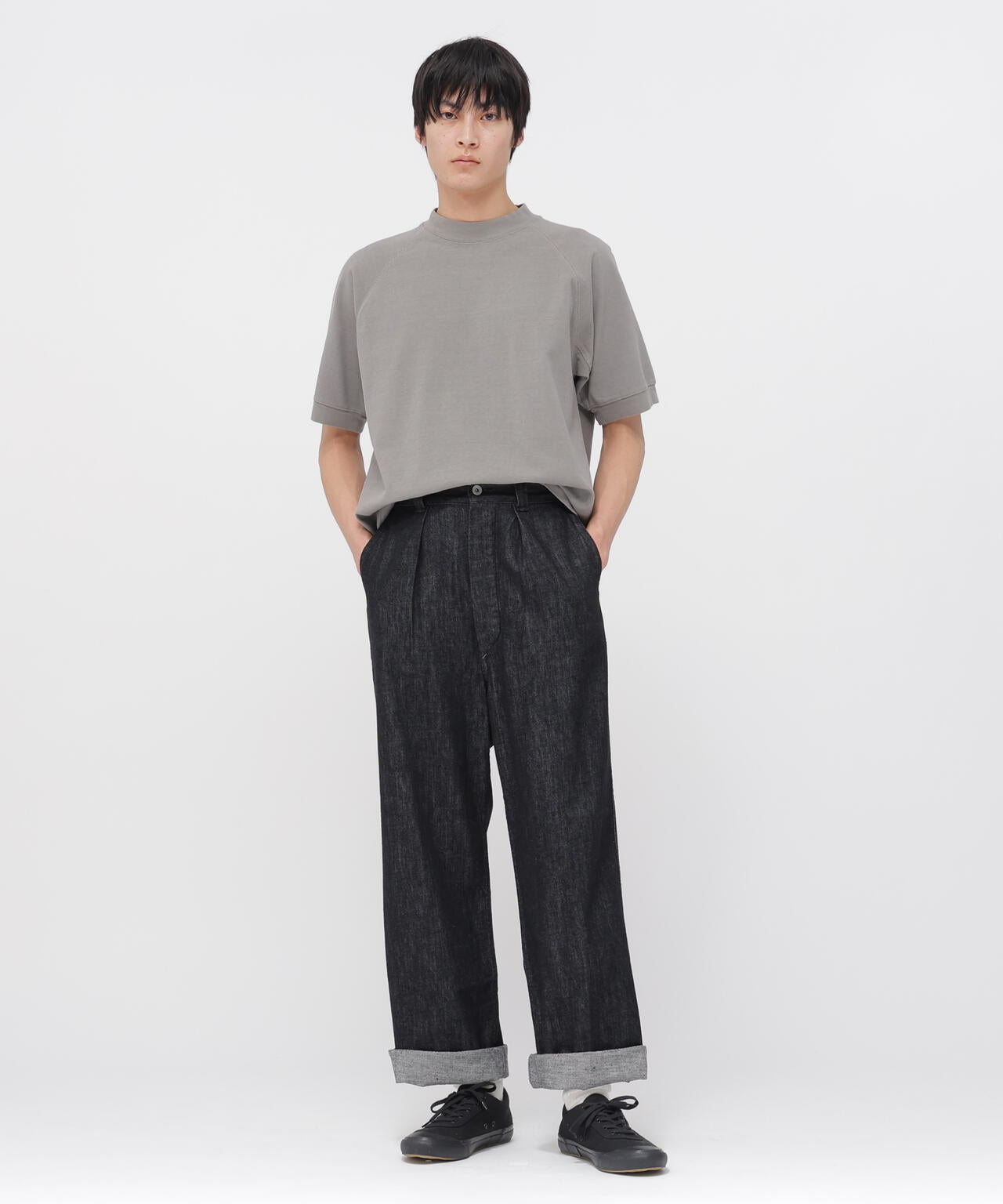 マーガレットハウエル 24SS DRY COTTON JERSEY カットソー DRY COTTON JERSEY TOP | MARGARET HOWELL（マーガレット・ハウエル