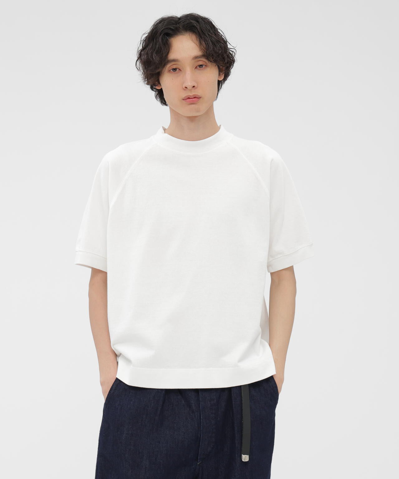 マーガレットハウエル 24SS DRY COTTON JERSEY カットソー DRY COTTON JERSEY TOP | MARGARET HOWELL（マーガレット・ハウエル