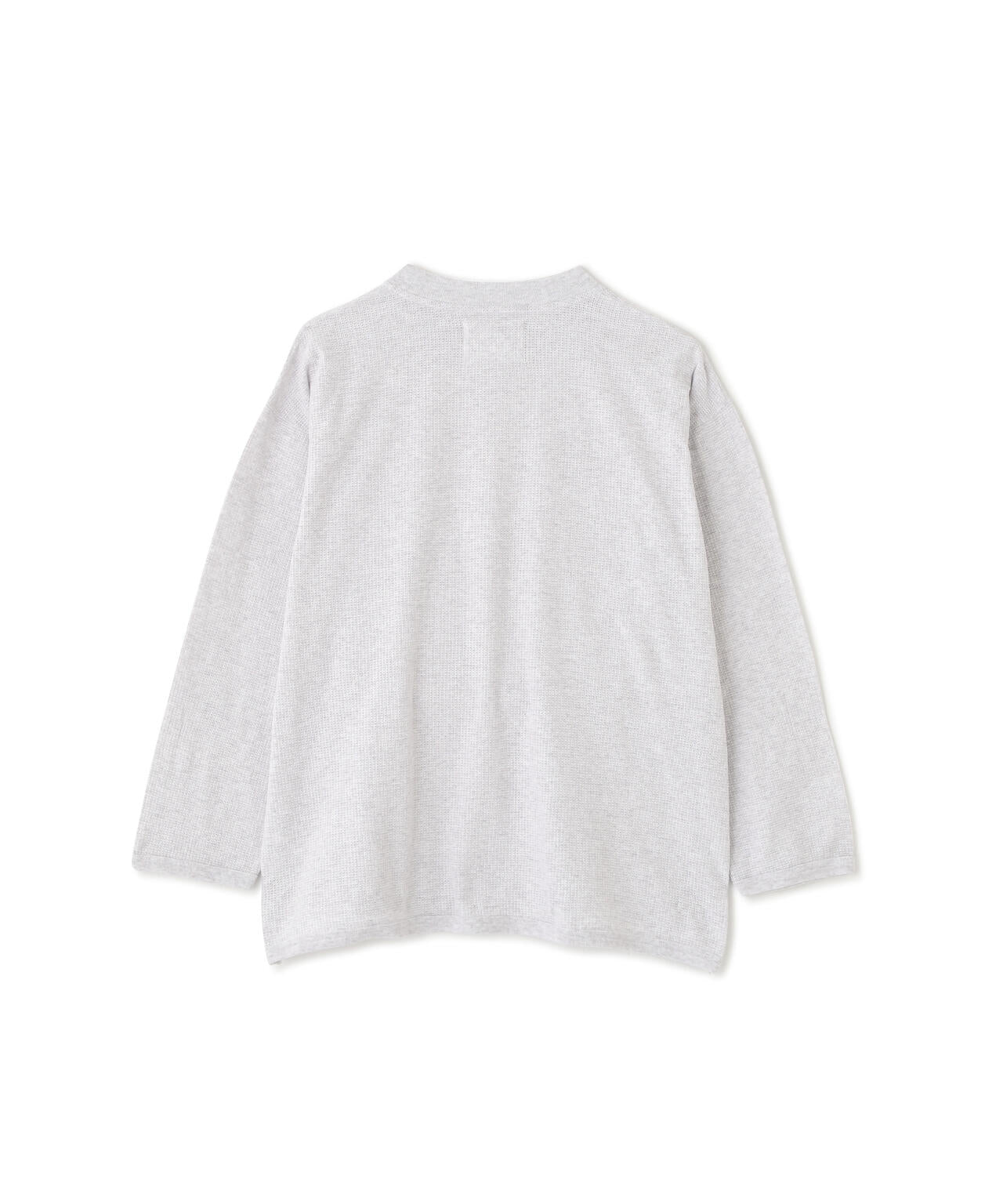 COTTON JERSEY MESH TOP
