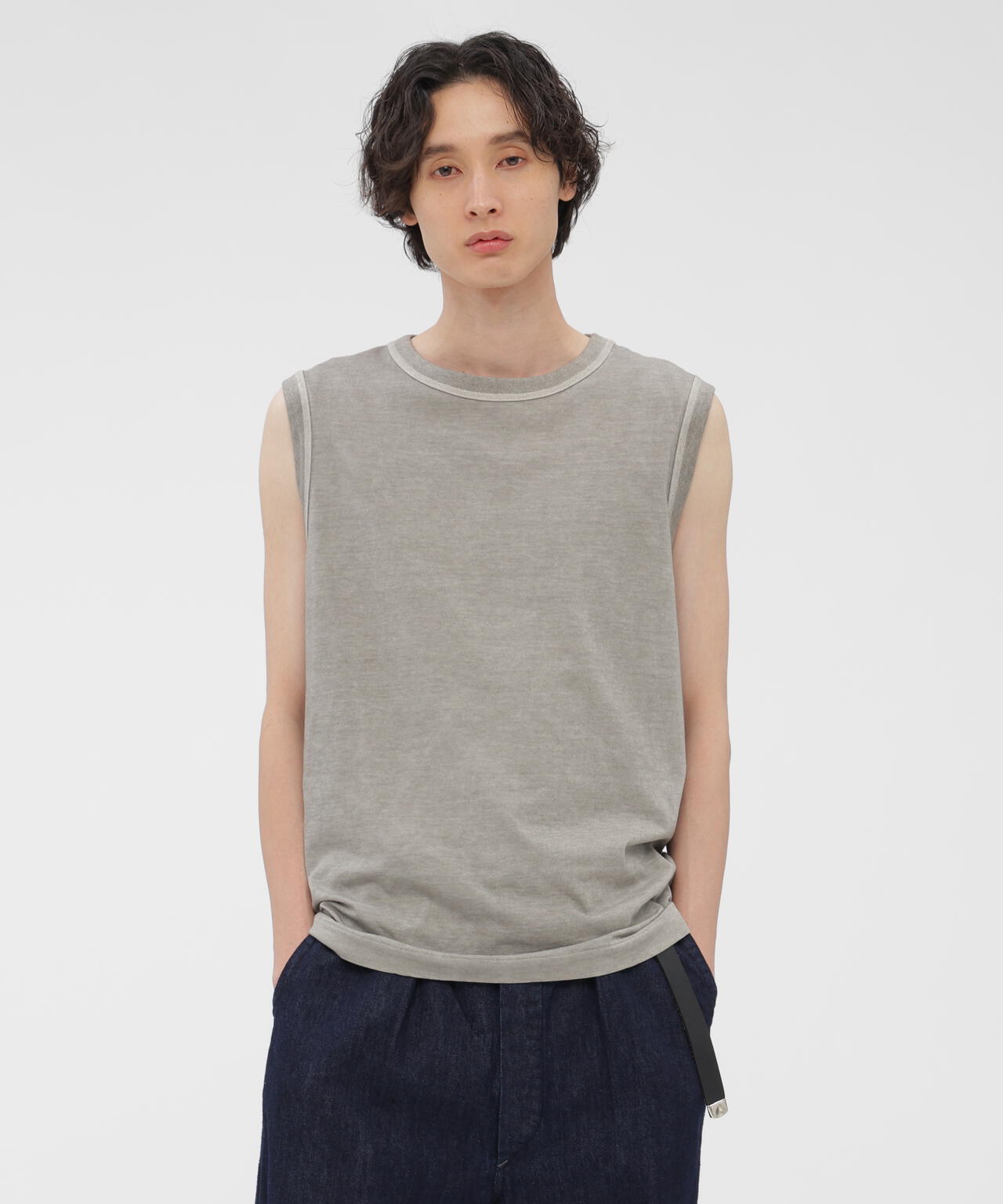 GARMENT DYE BASIC JERSEY TOP | MARGARET HOWELL（マーガレット