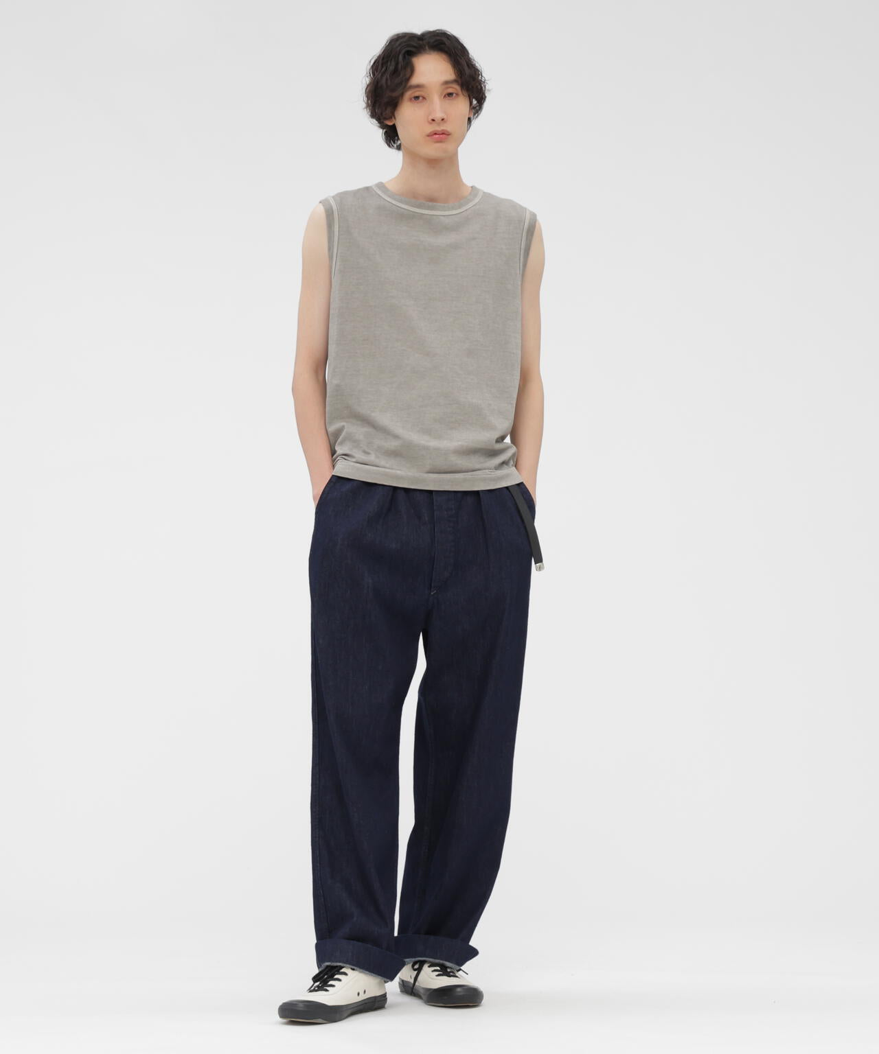 GARMENT DYE BASIC JERSEY TOP | MARGARET HOWELL（マーガレット