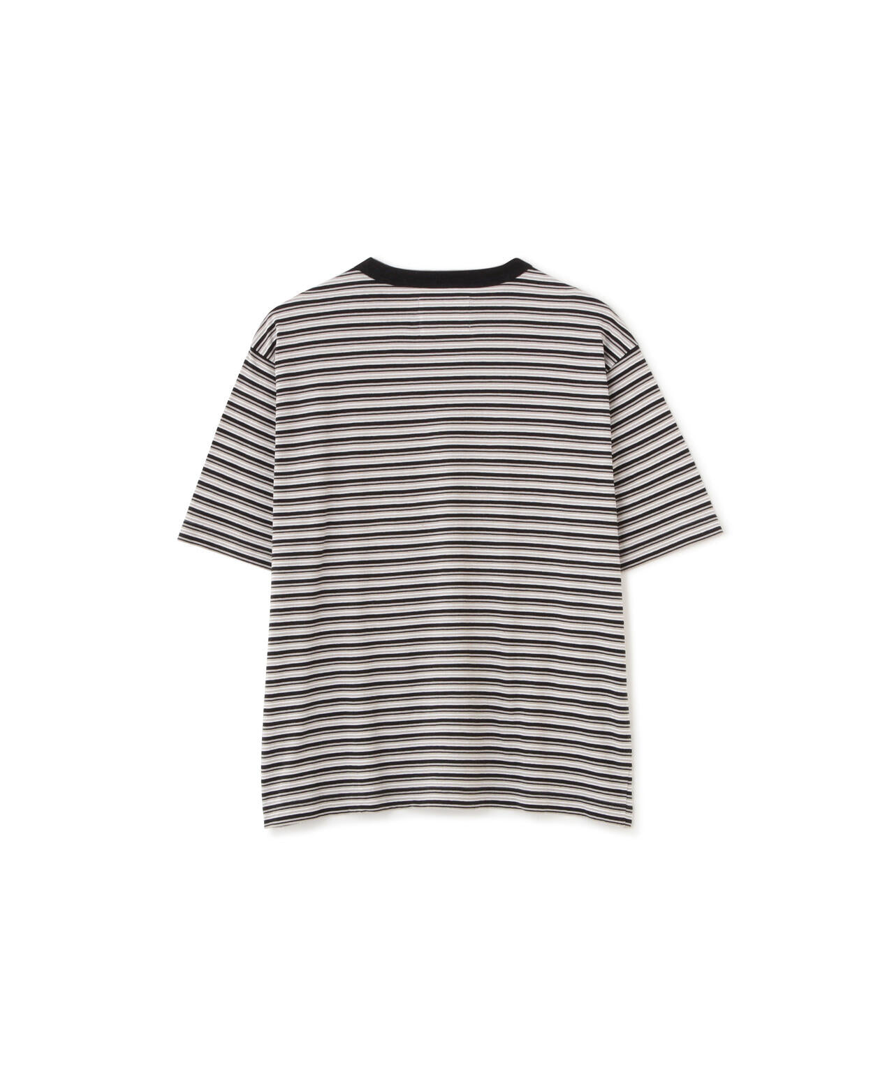 COTTON LINEN MULTI STRIPE JERSEY TOP | MARGARET HOWELL