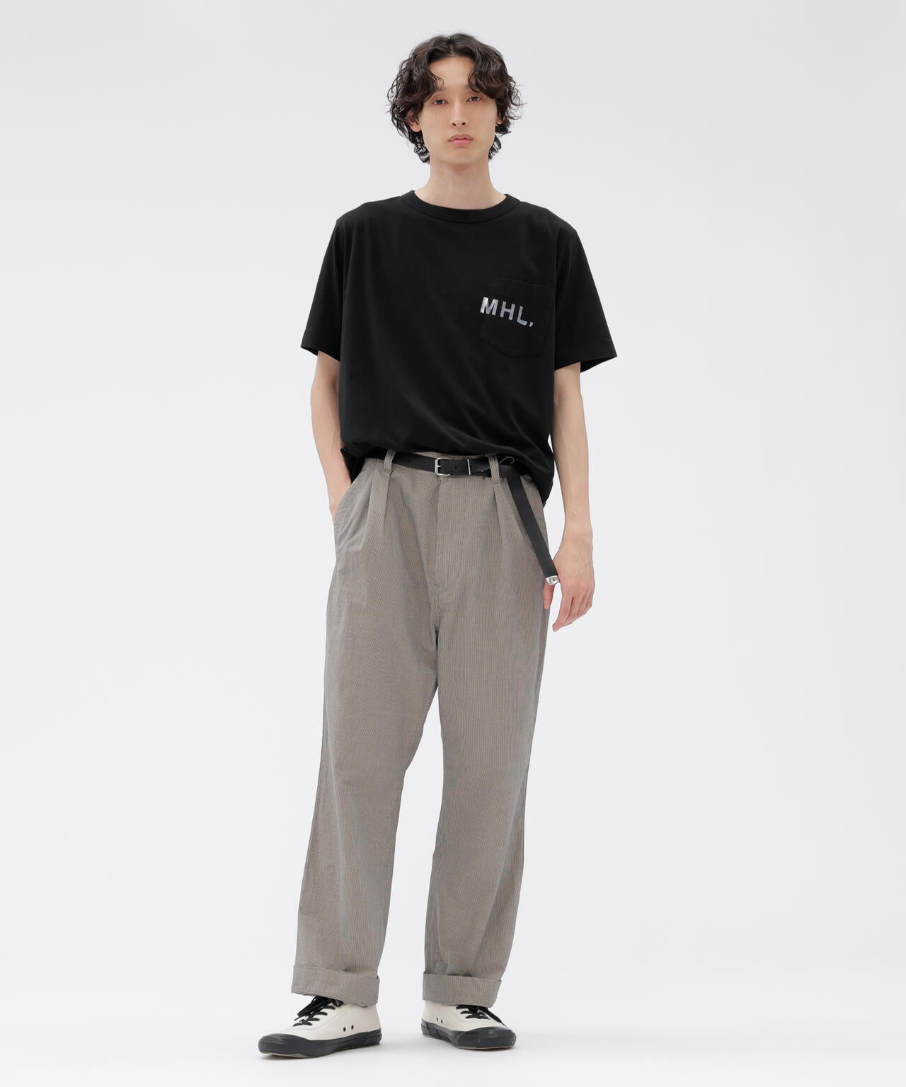 PRINTED COTTON JERSEY TOP | MARGARET HOWELL（マーガレット