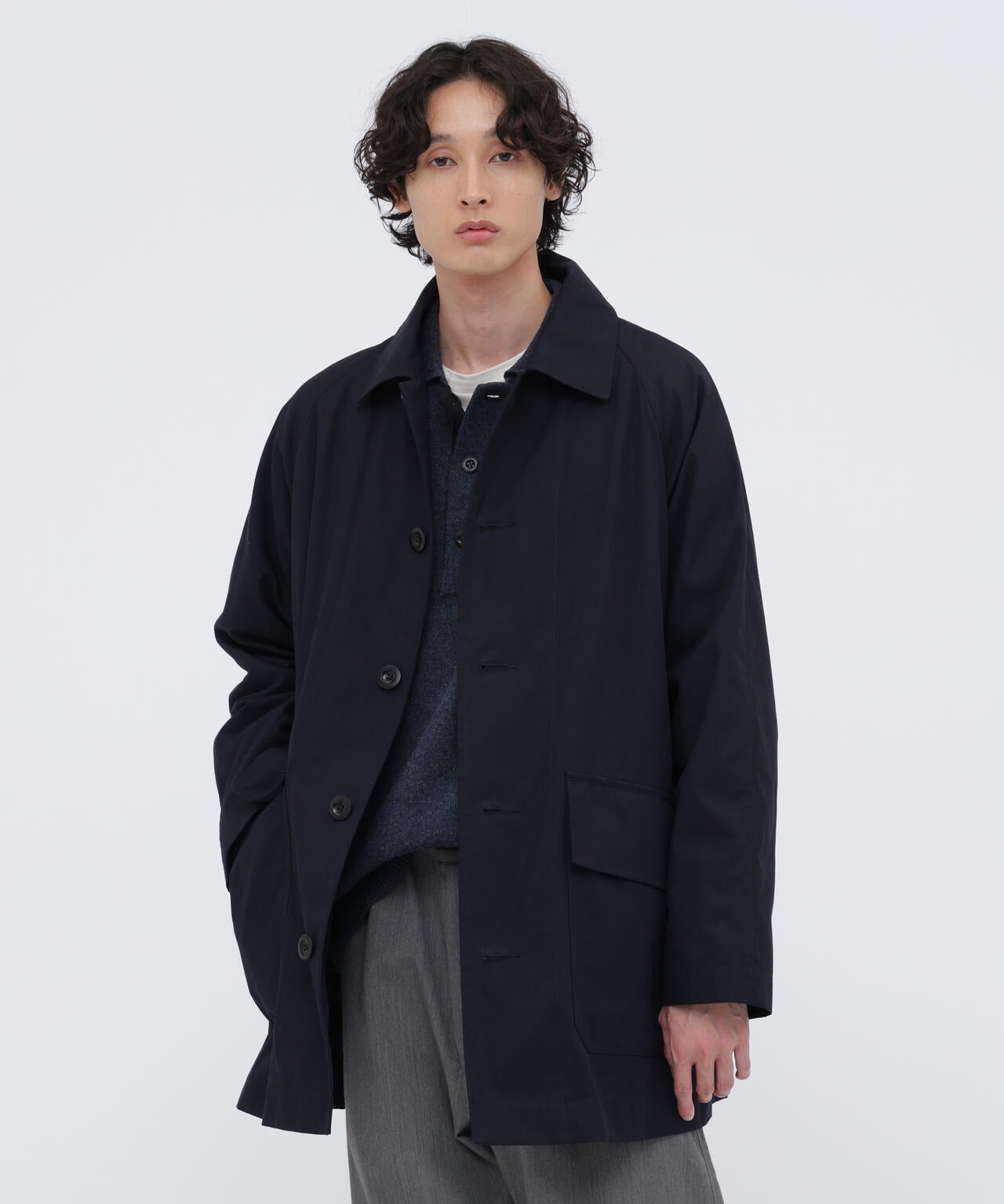 DRY COTTON NYLON OXFORD COAT | MARGARET HOWELL（マーガレット