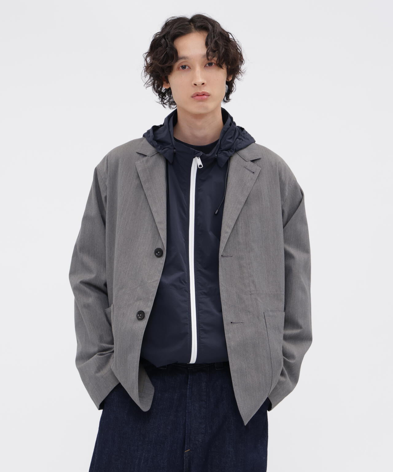 ジャケット・アウター MARGARET HOWELL PROOFED BLEND TWILL M WOOL COTTON TWILL JACKET | MARGARET HOWELL（マーガレット・ハウエル