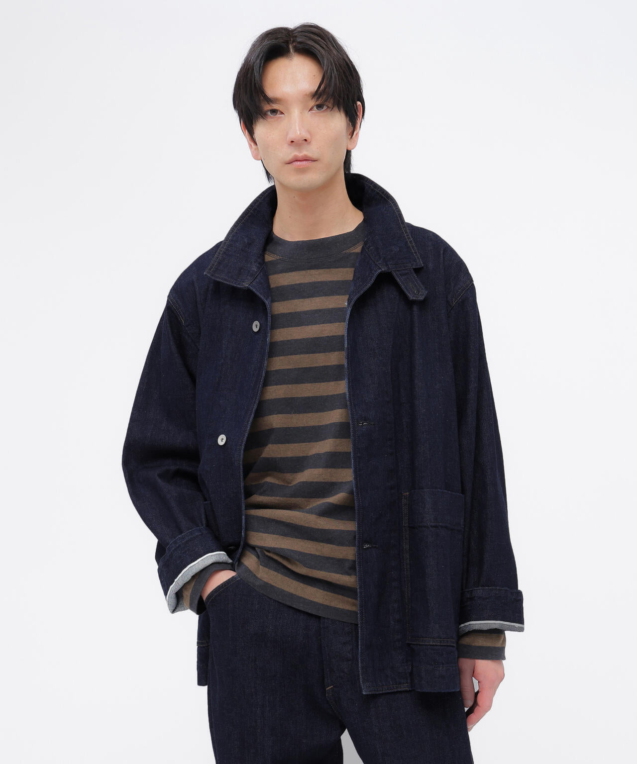 CANTON DENIM BLOUSON | MARGARET HOWELL（マーガレット・ハウエル