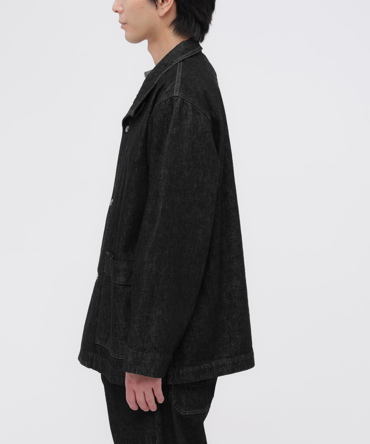 CANTON BLACK DENIM BLOUSON | MARGARET HOWELL（マーガレット