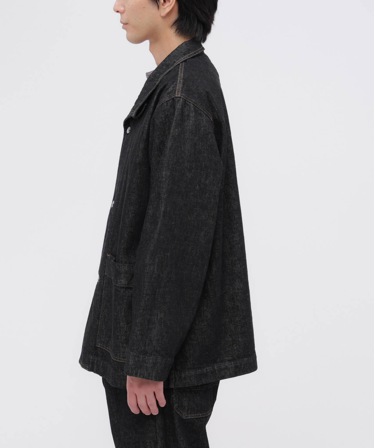 CANTON BLACK DENIM BLOUSON