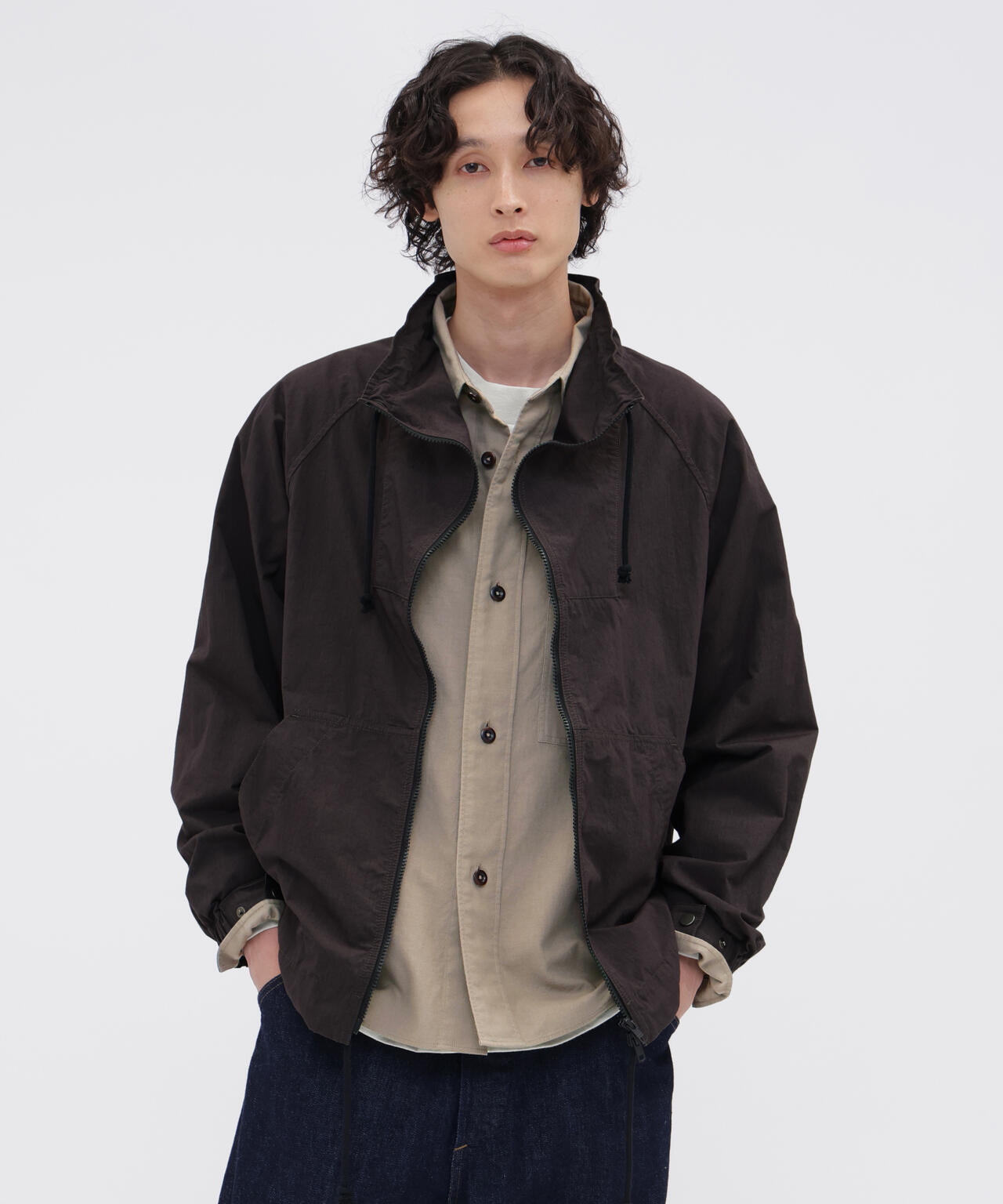 COTTON NYLON PLAINWEAVE BLOUSON | MARGARET HOWELL（マーガレット