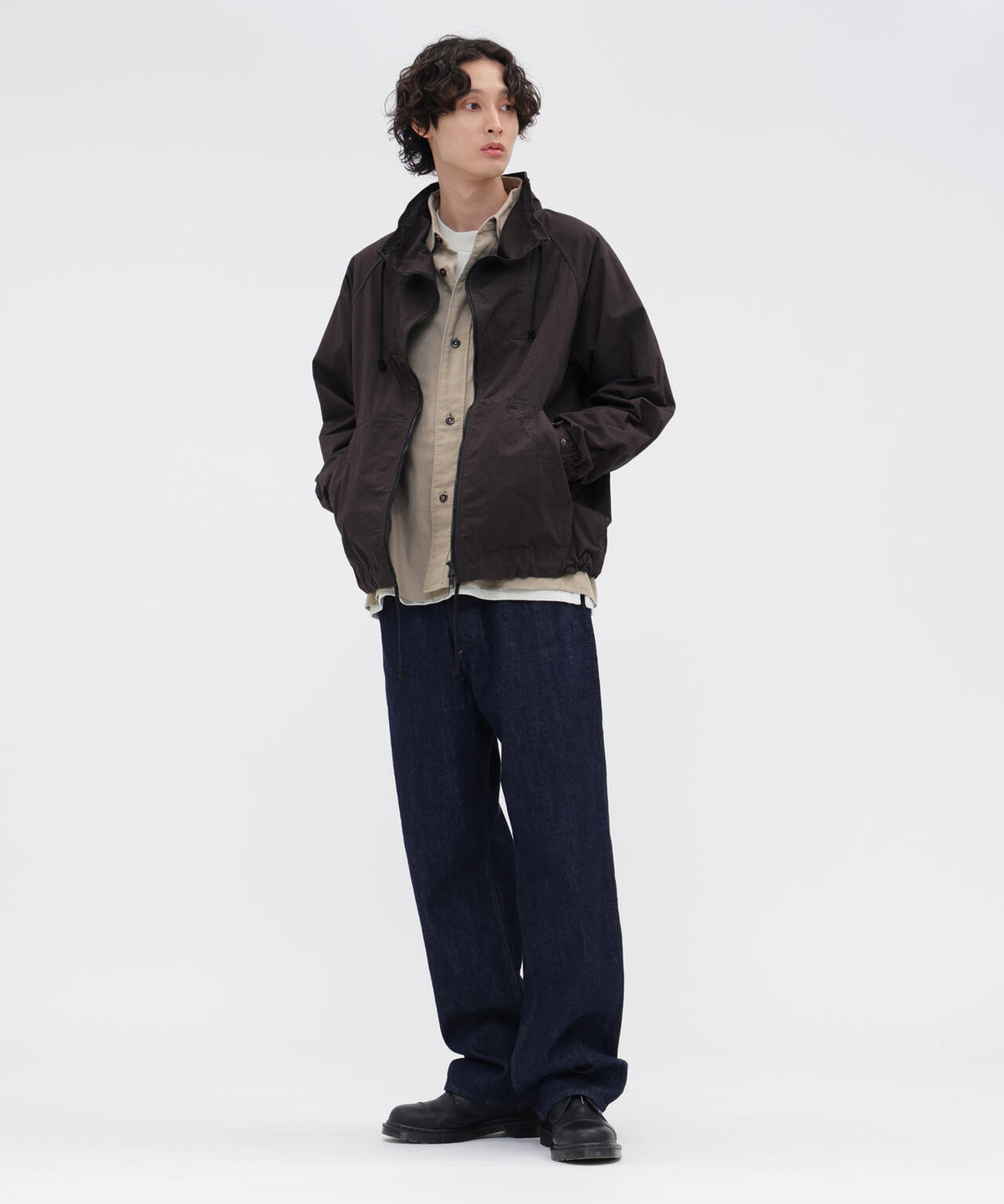 COTTON NYLON PLAINWEAVE BLOUSON