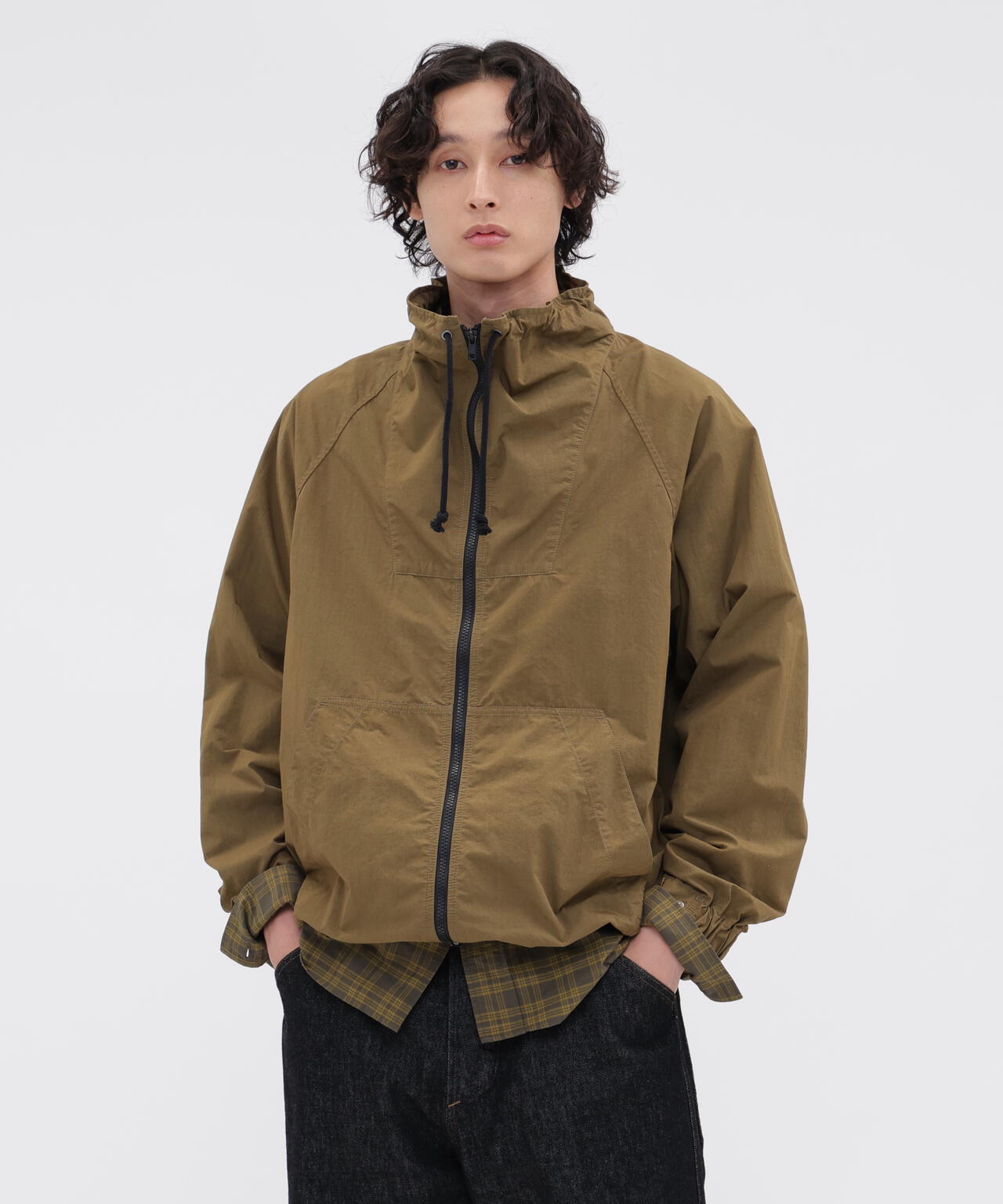 COTTON NYLON PLAINWEAVE BLOUSON