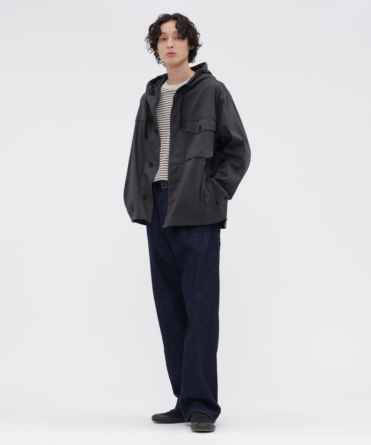 COTTON NYLON TWILL BLOUSON