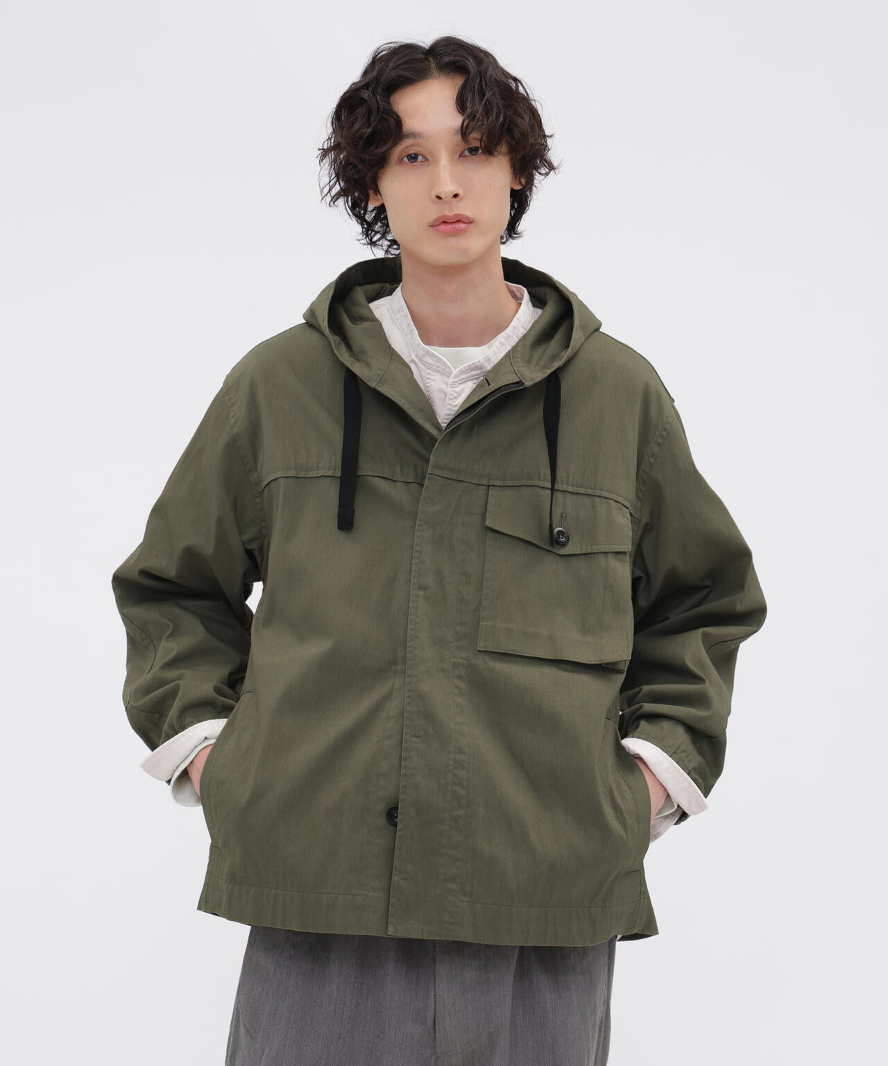 COTTON NYLON TWILL BLOUSON | MARGARET HOWELL（マーガレット