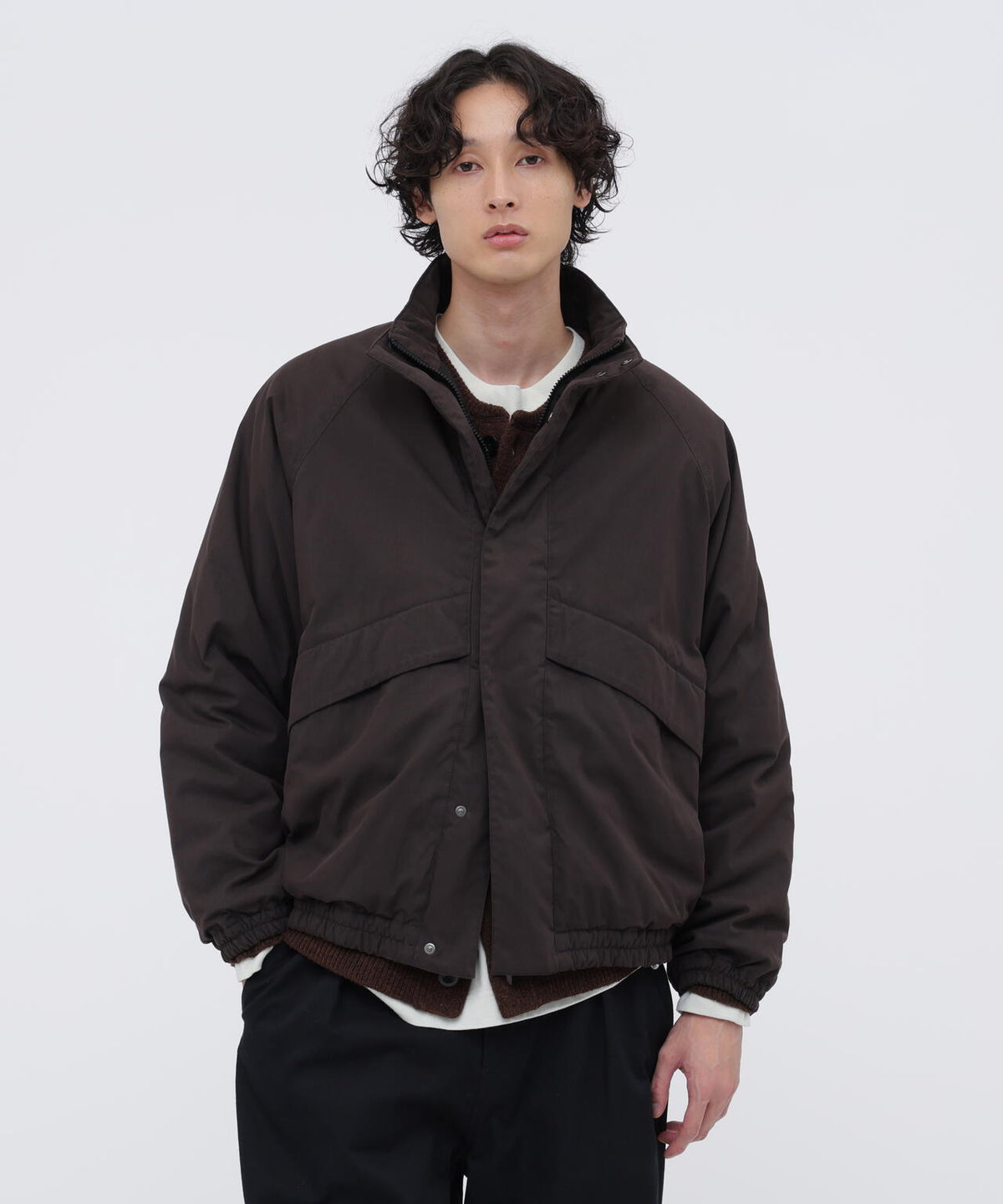 LIGHTWEIGHT COTTON NYLON CANVAS BLOUSON