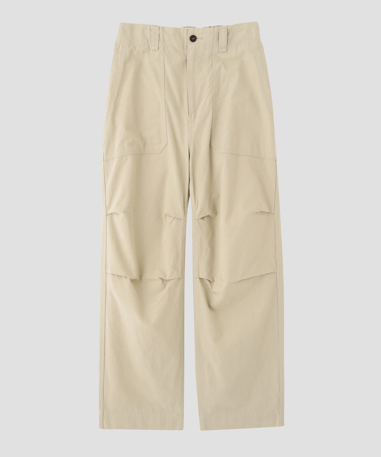 COTTON LINEN TINY RIPSTOP TROUSERS