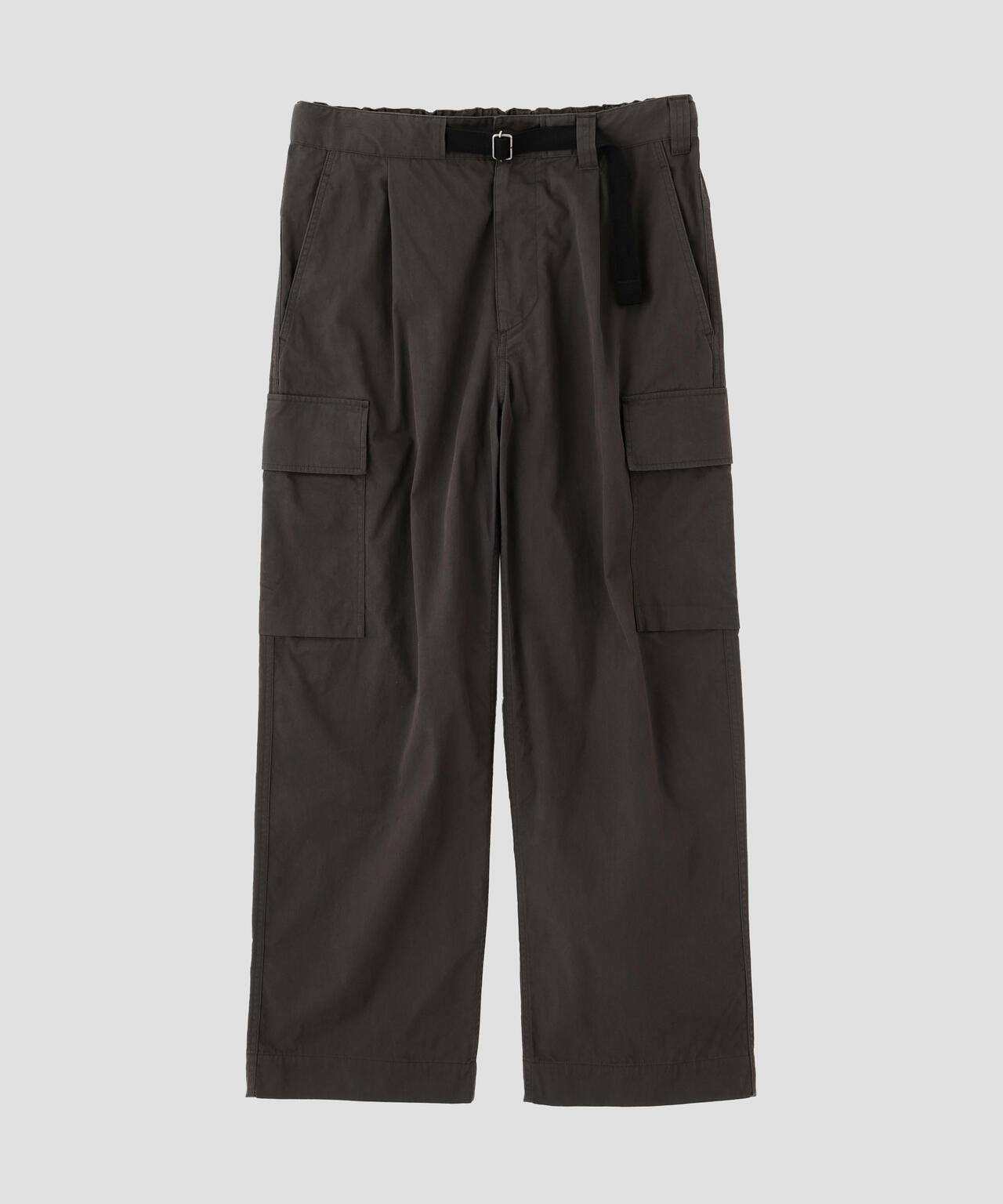 WASHED COTTON NYLON TROUSERS