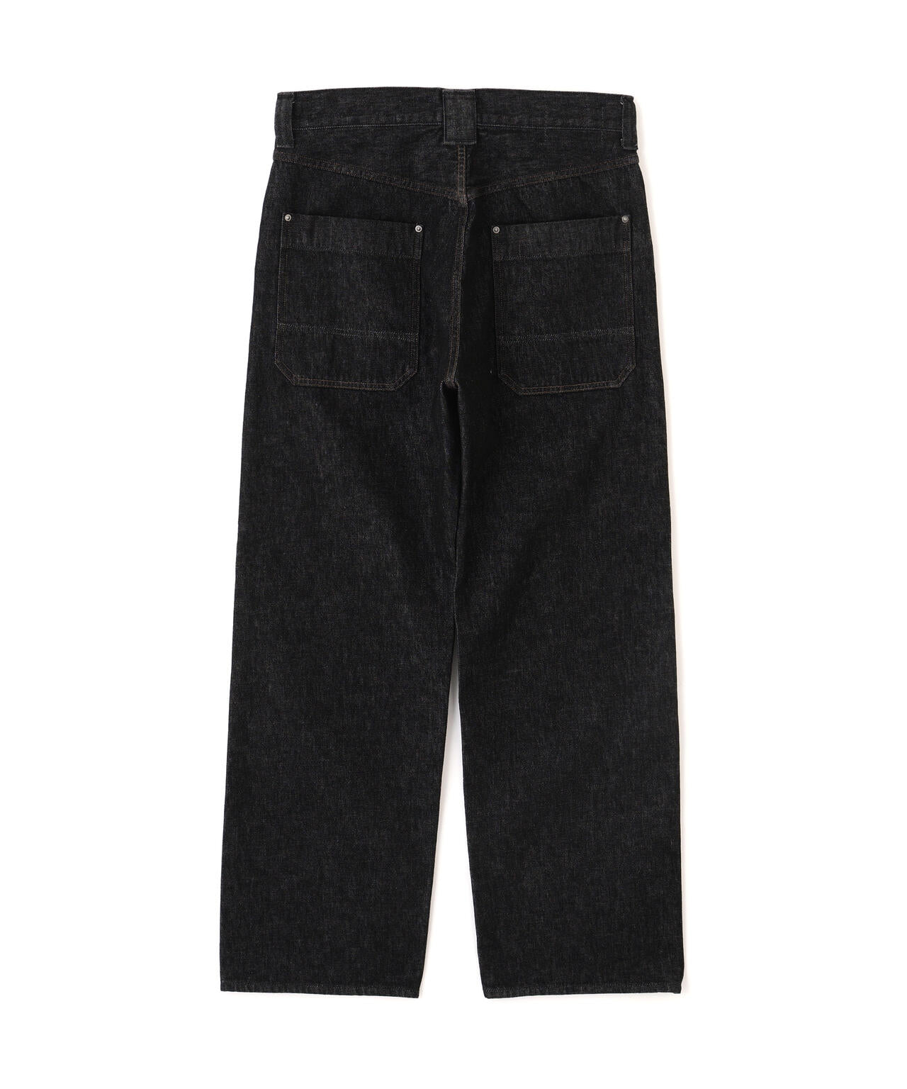 CANTON BLACK DENIM TROUSERS | MARGARET HOWELL（マーガレット